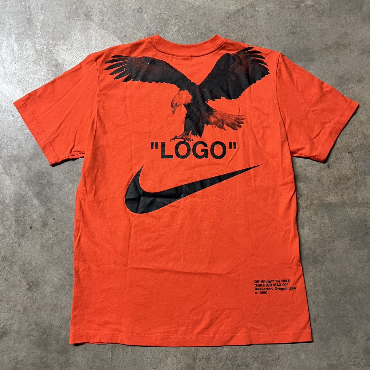 Nike off white orange tee online