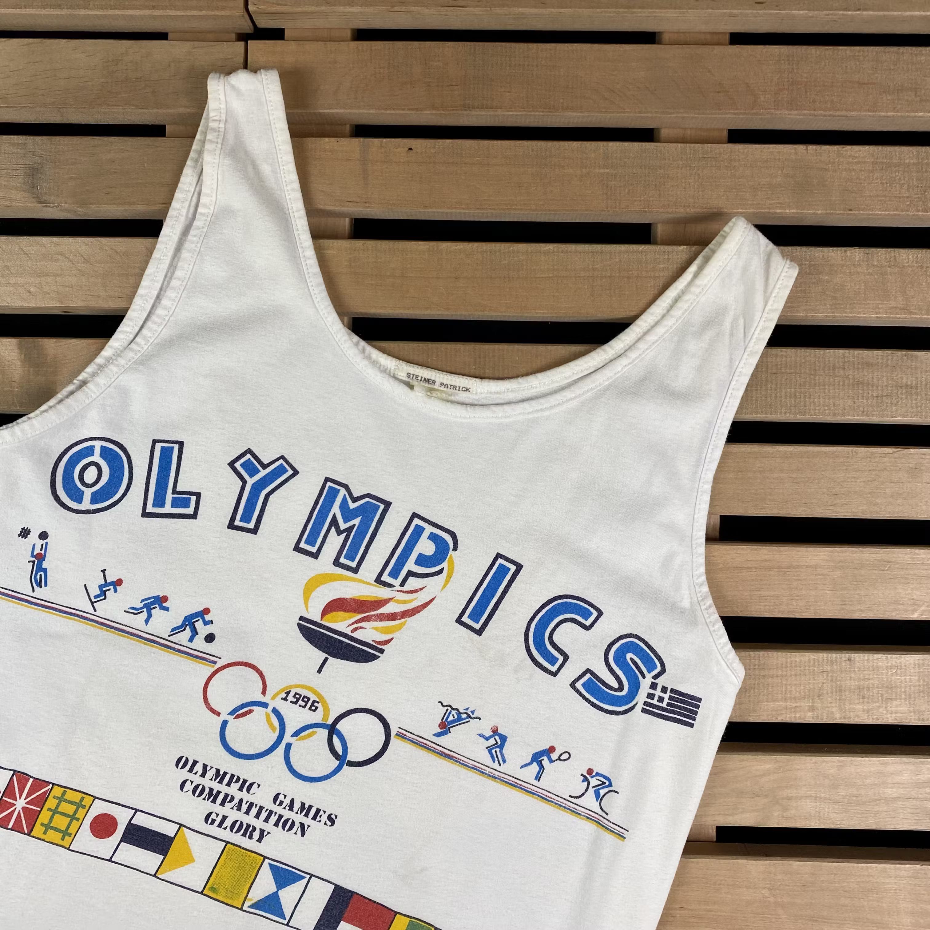 USA Olympics × Vintage Mens Vintage T Shirt Olympic Games 1996 Size M Size US M / EU 48-50 / 2 - 2 Thumbnail