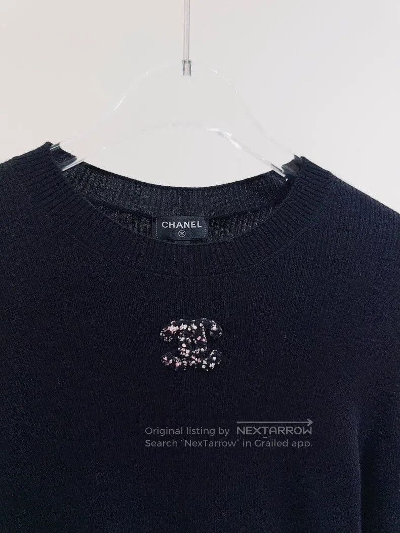 Chanel Chanel 22K black knitwear Size XS / US 0-2 / IT 36-38 - 3 Thumbnail