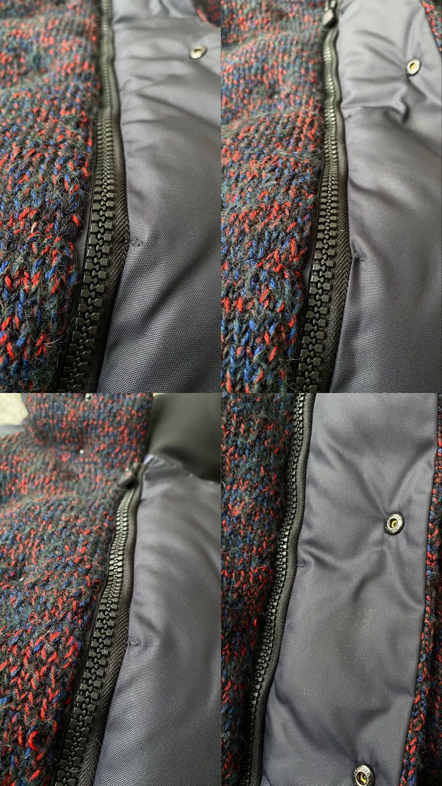 Moncler Moncler Grenoble $4500 Hybrid Tweed Knit Down Jacket Size US XL / EU 56 / 4 - 18 Thumbnail
