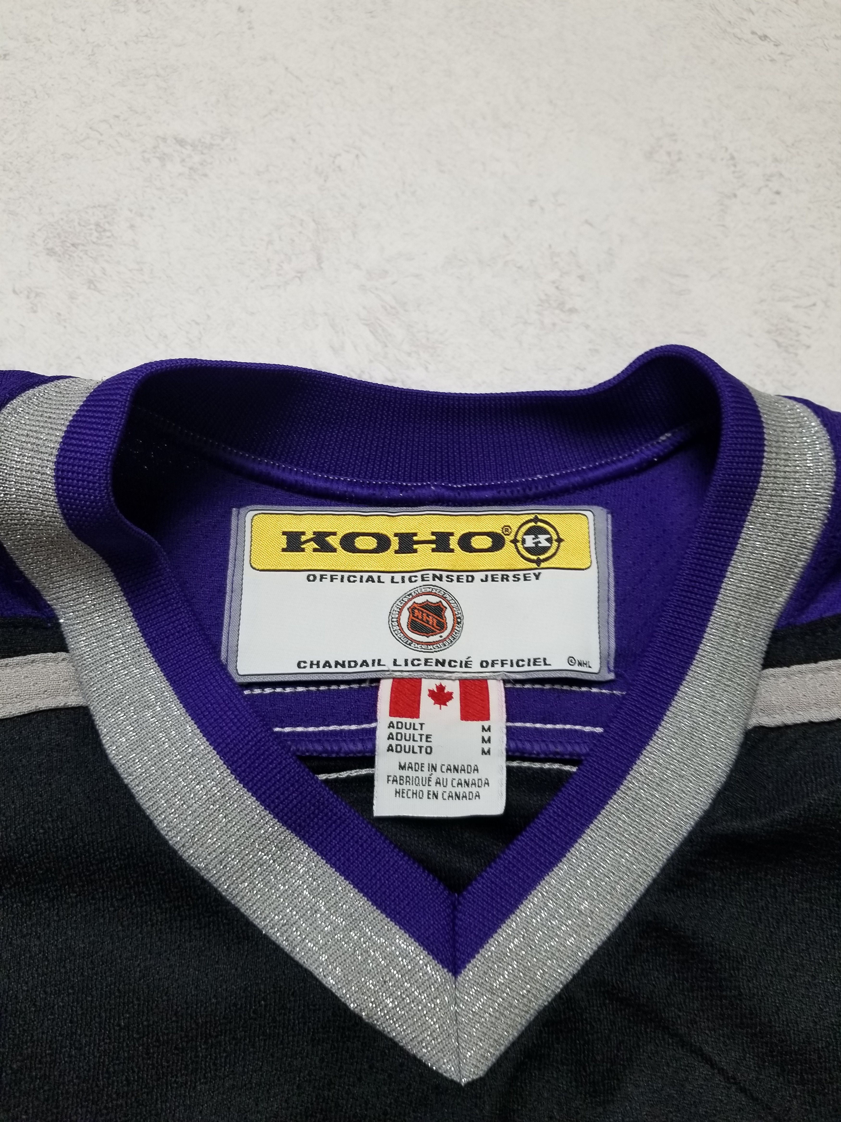Koho Vintage KOHO Air Knit NHL Los Angeles LA Kings Crown Jersey Size US M / EU 48-50 / 2 - 22 Thumbnail