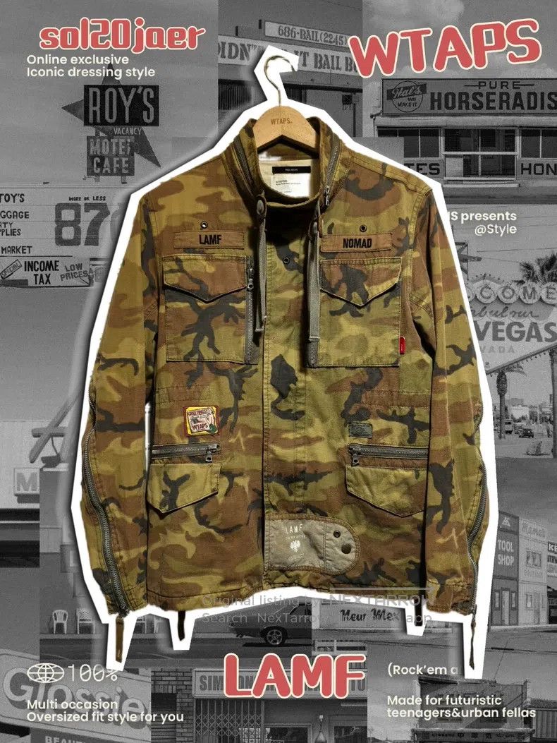 Wtaps Wtaps Camouflage jacket with a monkey head Size US S / EU 44-46 / 1 - 2 Thumbnail