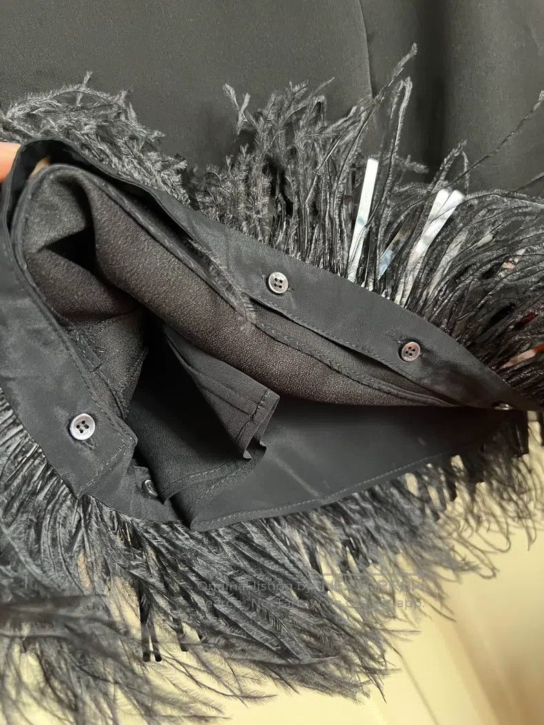 Brunello Cucinelli Brunello Cucinelli Feather Sequin Skirt Size 25" / US 0 / IT 36 - 6 Thumbnail