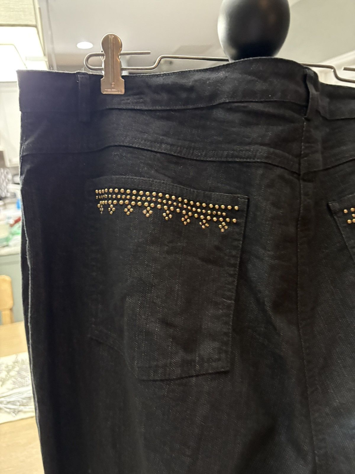 Other Ruby Rd size 18 dark denim jeans with bling Size 40" / US 18 - 8 Thumbnail