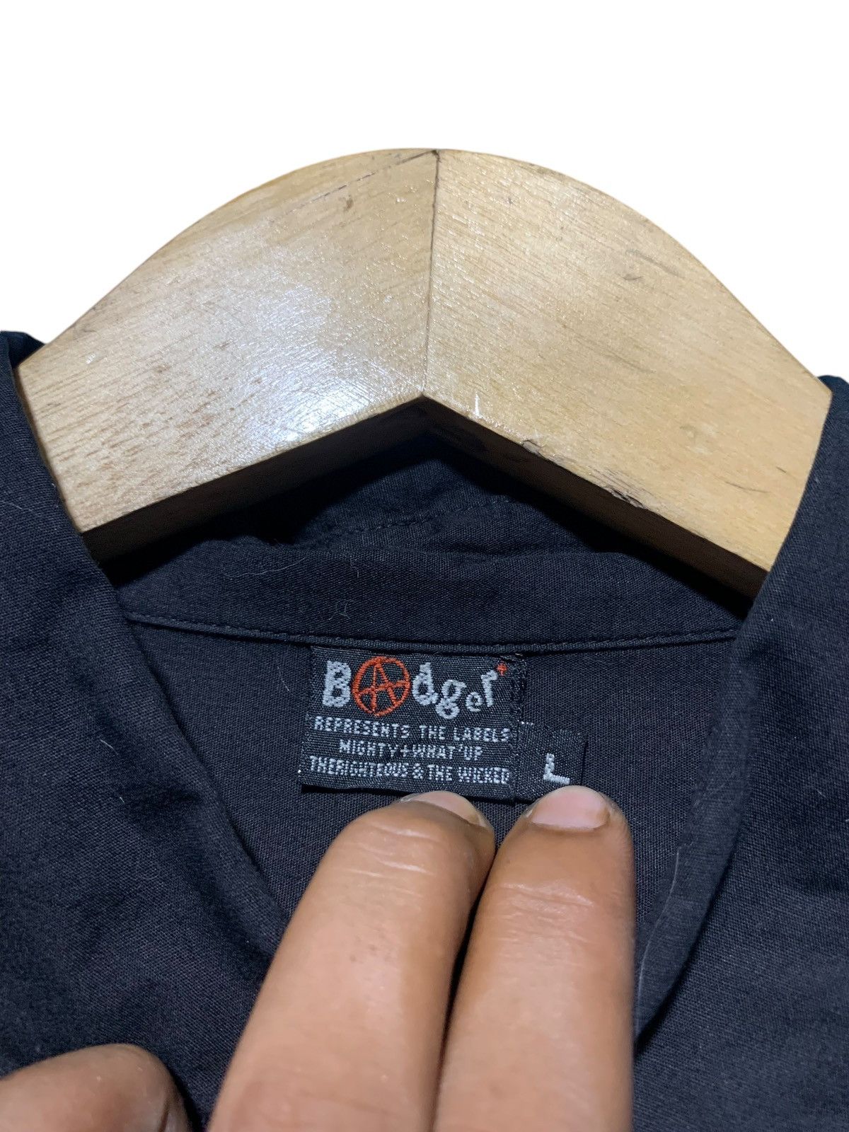 Yohji Yamamoto Badger skull poem rock punk zipper button shirt Size US L / EU 52-54 / 3 - 8 Thumbnail