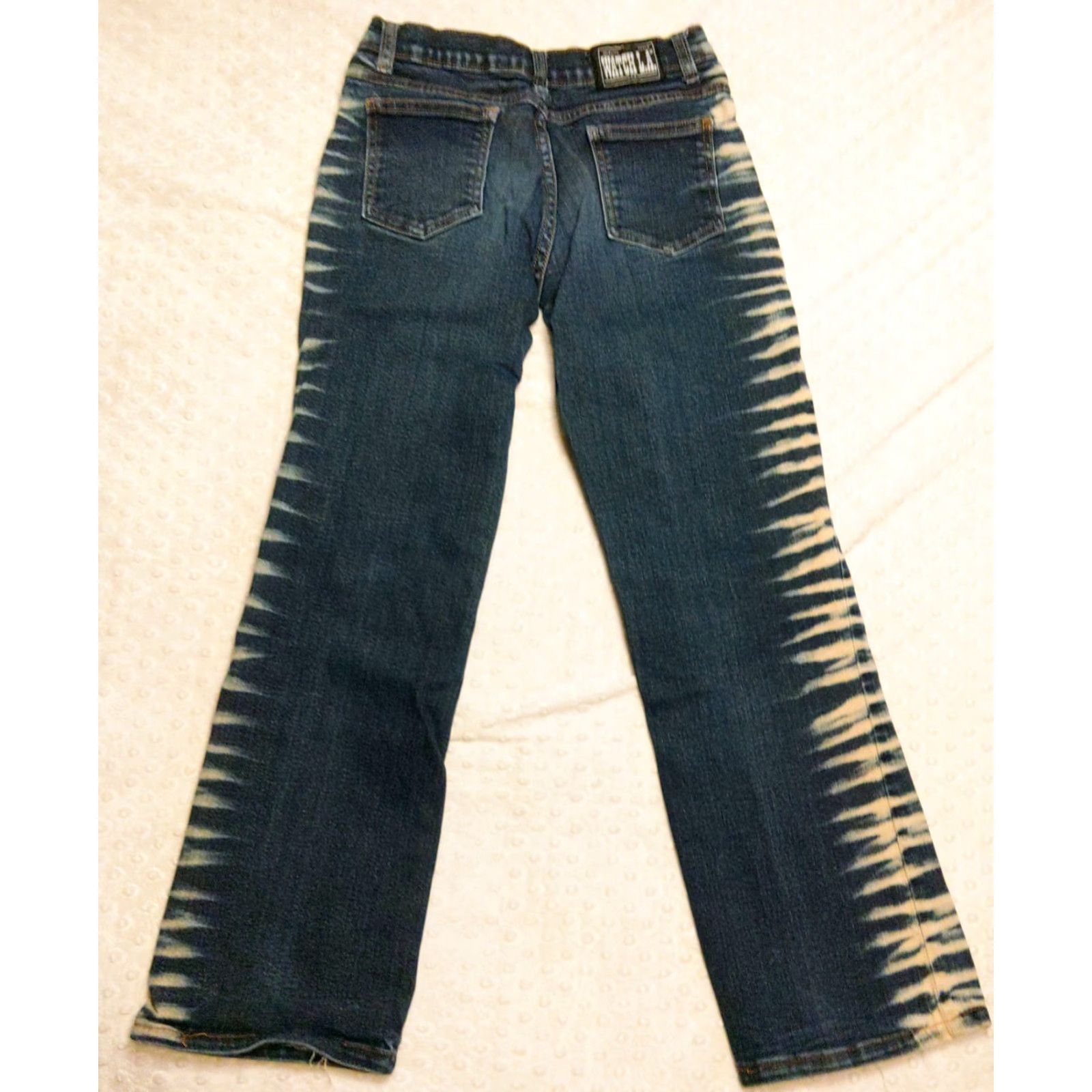 Swatch VINTAGE Watch LA Jeans Women's Size 9/10 Dark Wash Acid Washed 90s Hipster USA Jeans Women Size 30" / US 8 / IT 44 - 7 Thumbnail