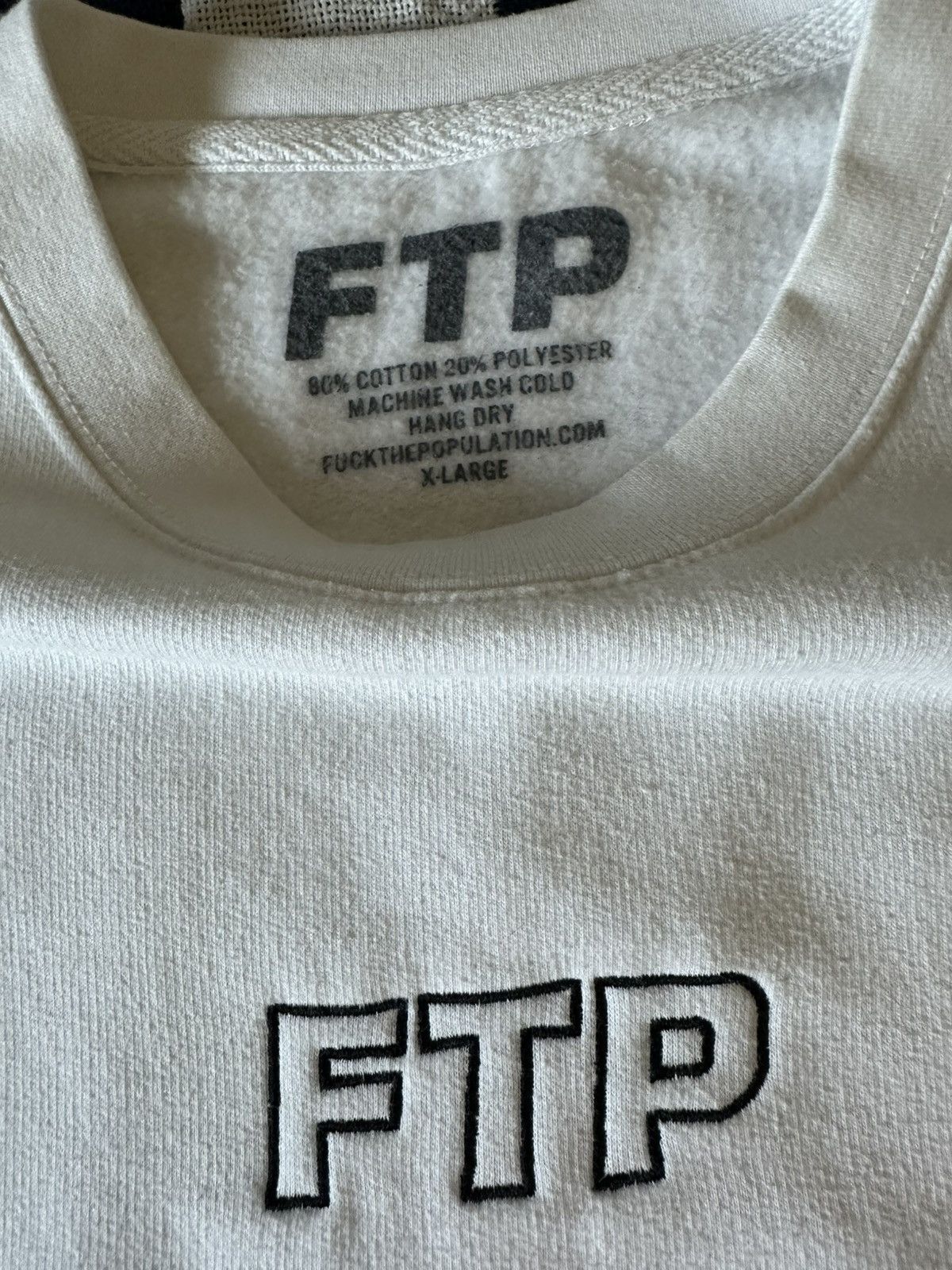 Fuck The Population FTP TONAL LOGO CREWNECK Size US XL / EU 56 / 4 - 3 Thumbnail