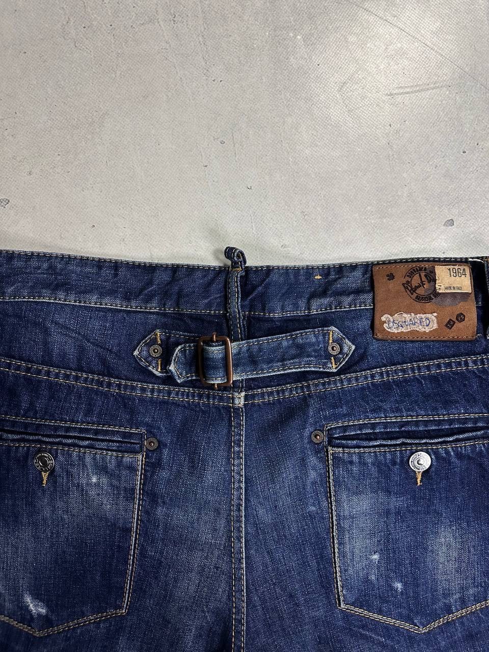 Dsquared2 Dsquared2 Dark Blue Denim Jeans Size 50 Italy Plaid Cuff Y2K Size US 34 / EU 50 - 6 Thumbnail