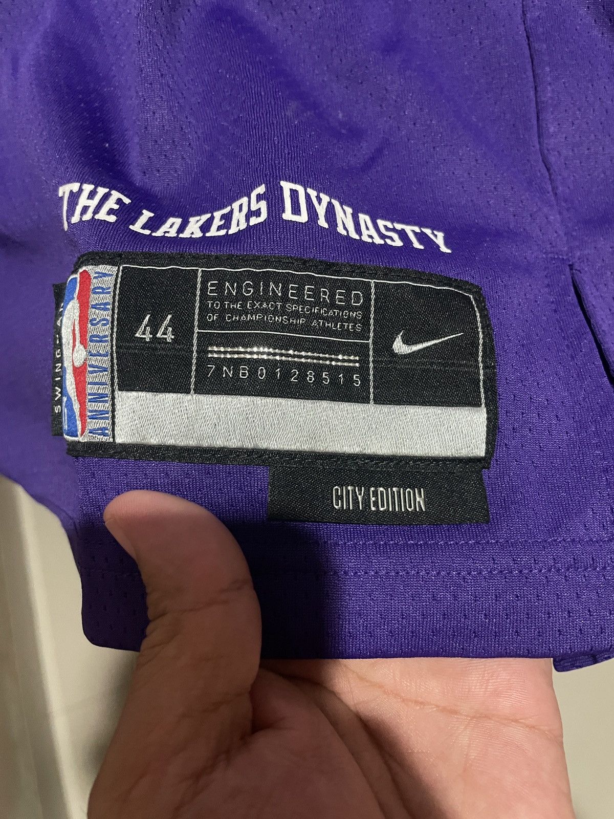 Nike LeBron James #6 Lakers 75th NBA Anniversary City Edition Size US S / EU 44-46 / 1 - 7 Thumbnail