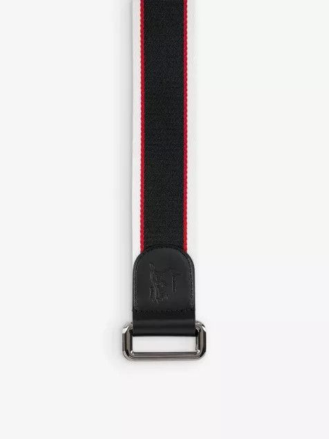 Christian Louboutin o1s1wg110125 Size: OS/Embellished Leather Belt in Black Size ONE SIZE - 2 Thumbnail