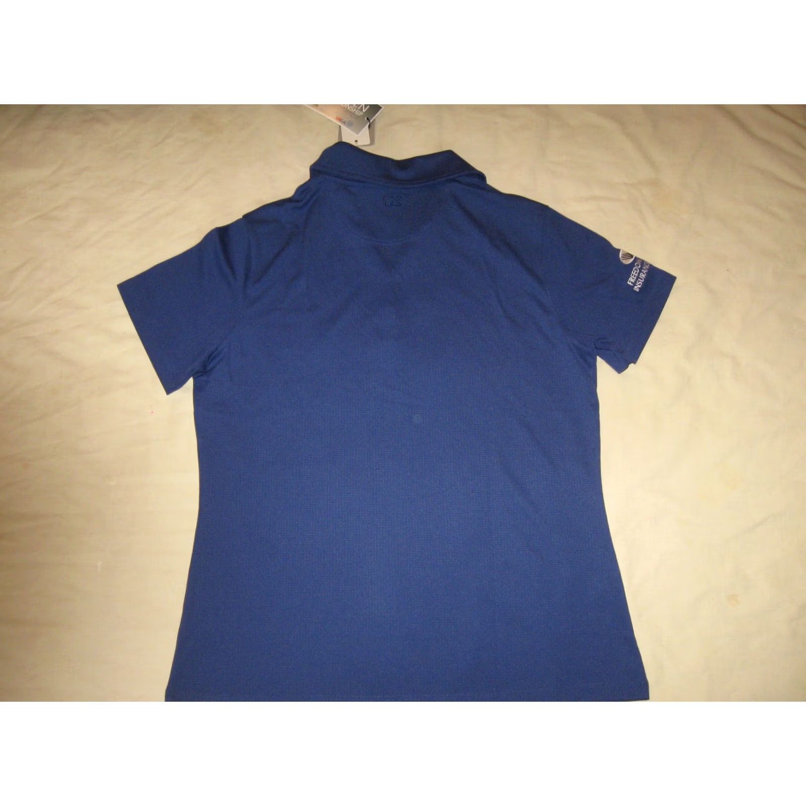 Vintage Ladies 2013 US Open Merion Polo Shirt W/Tags Blue Polo for Women Large Golf PGA TOUR Embroidered Moisture Wicking Short Sleeve Casual Shirt Size L / US 10 / IT 46 - 4 Thumbnail
