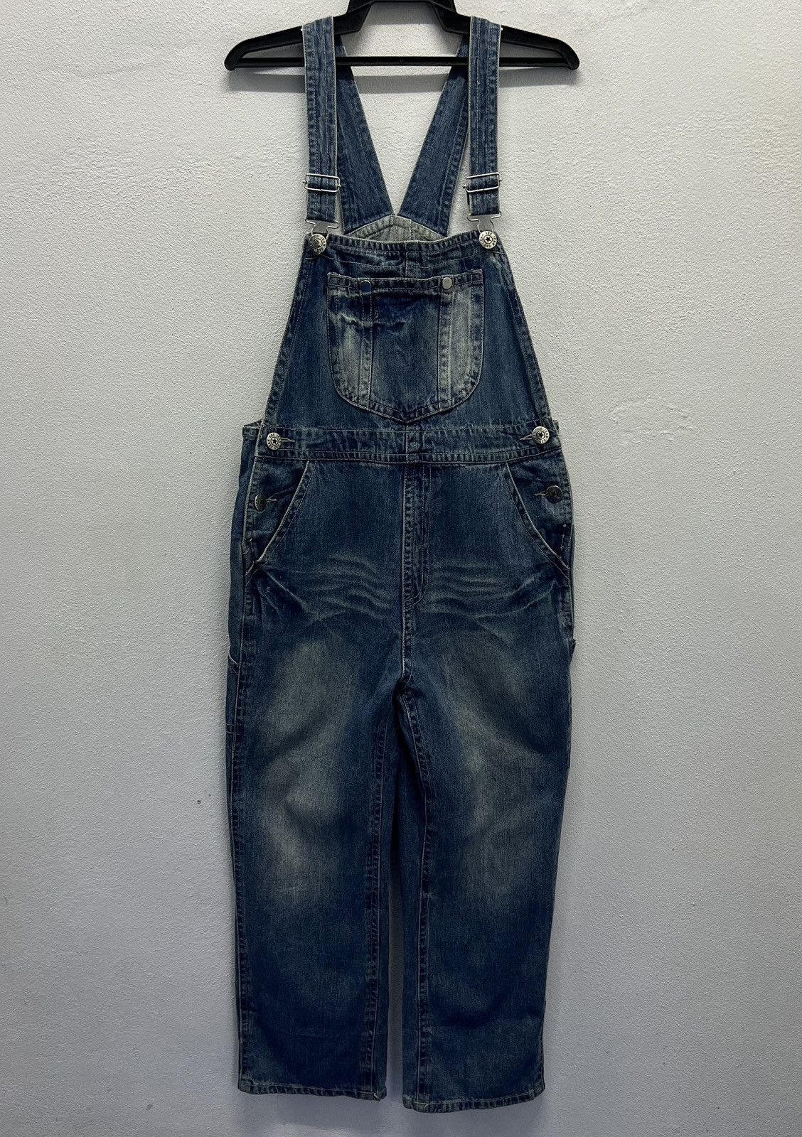 Japanese Brand × Vintage Vintage Y2K Style Japanese Denim Overalls by H.C.M.II Size L Size US 36 / EU 52 - 1 Thumbnail