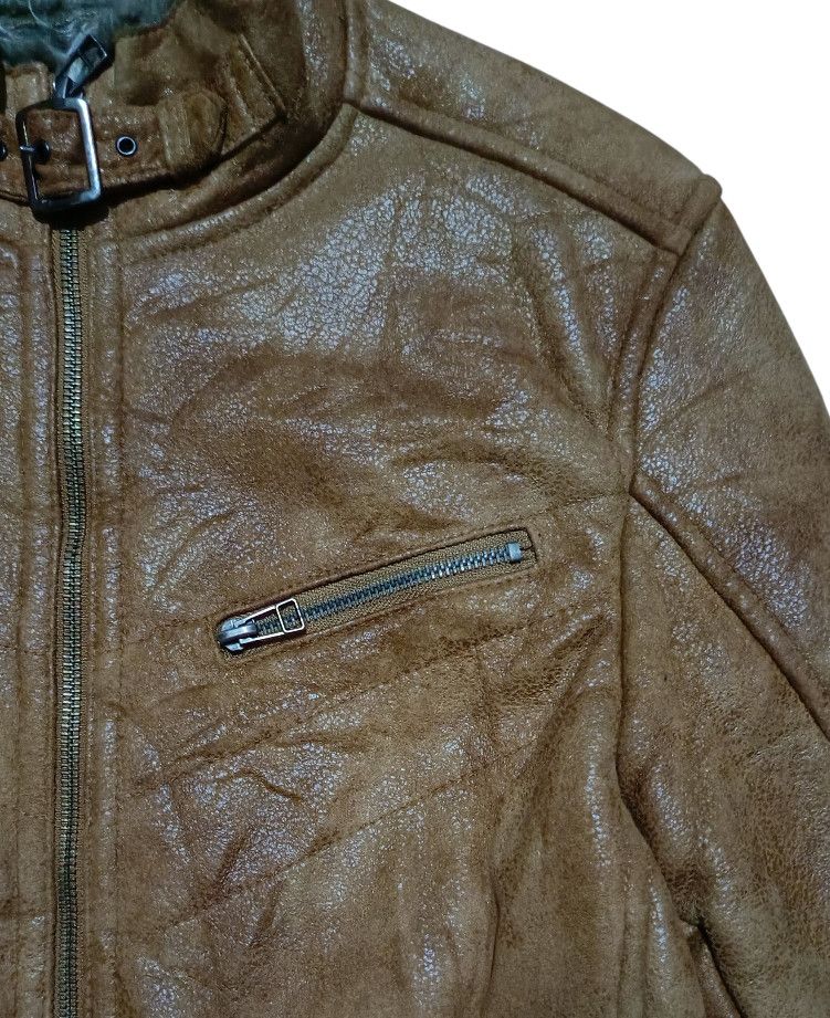 semanticdesign Semantic Design Leather Shearling Riders Jacket Size US M / EU 48-50 / 2 - 9 Thumbnail