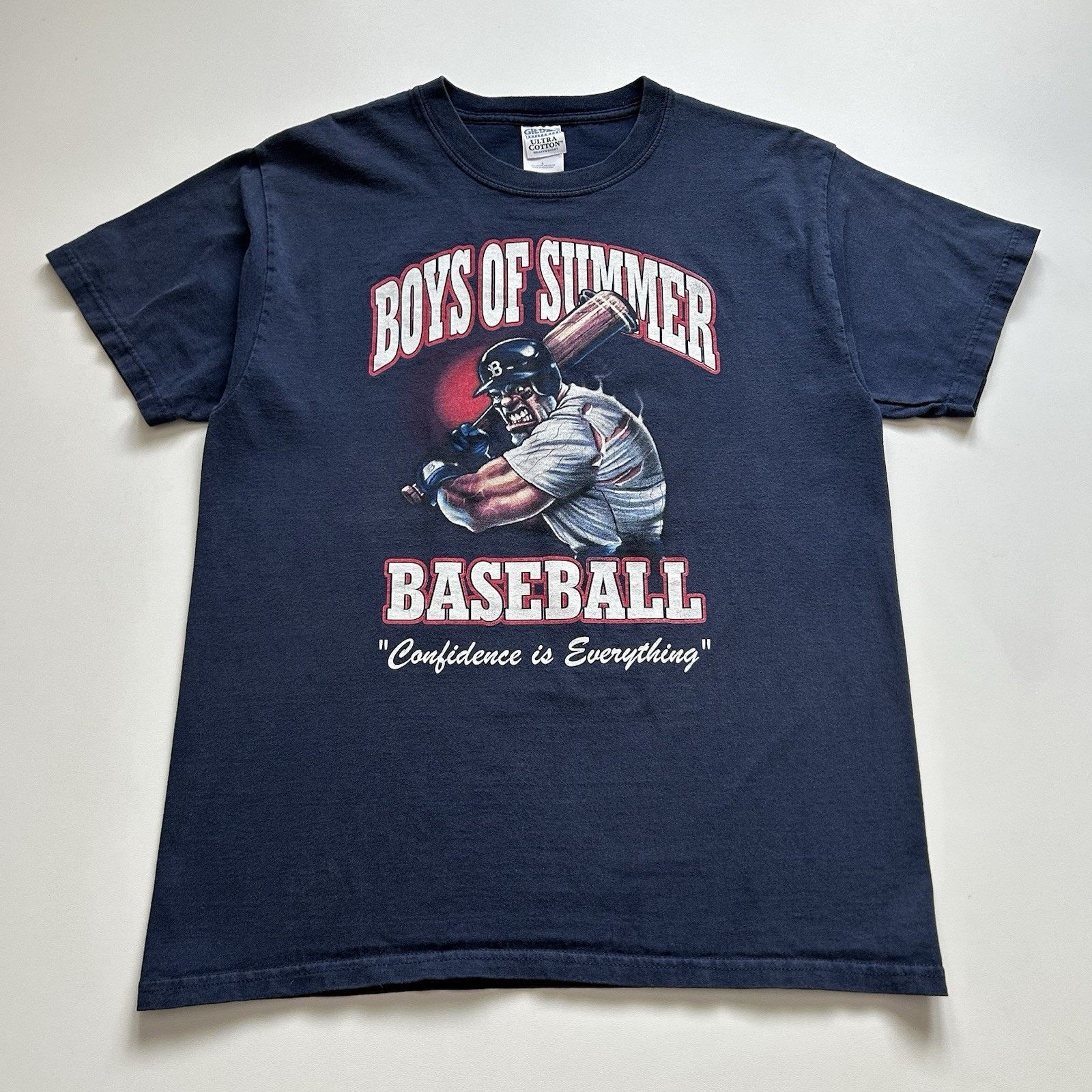 Gildan Vintage Boys Of Summer Baseball T Shirt Large Y2K MLB Funny Size US L / EU 52-54 / 3 - 1 Thumbnail