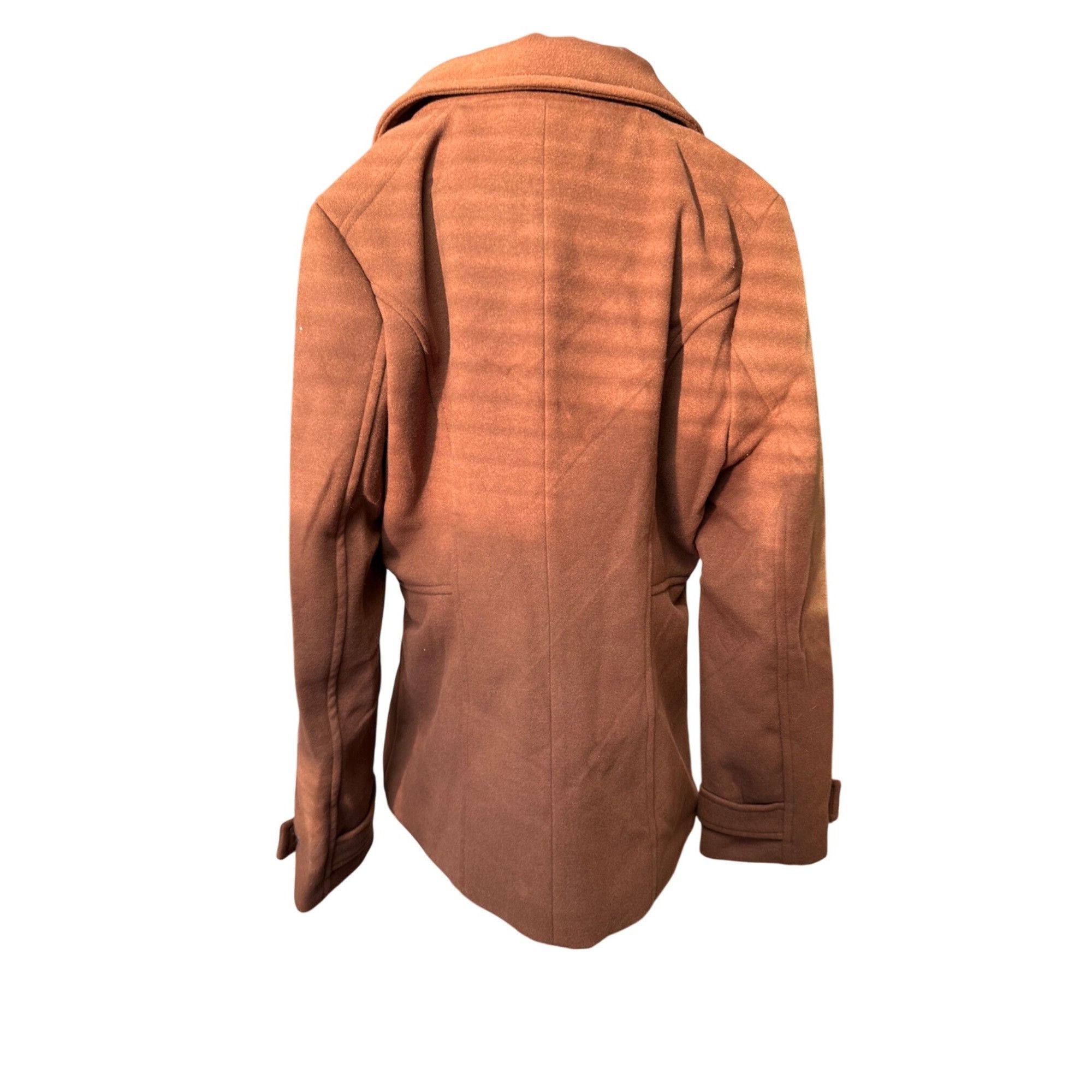 Other Brown Double-Breasted Peacoat With Wide Collar Small Size S / US 4 / IT 40 - 4 Thumbnail