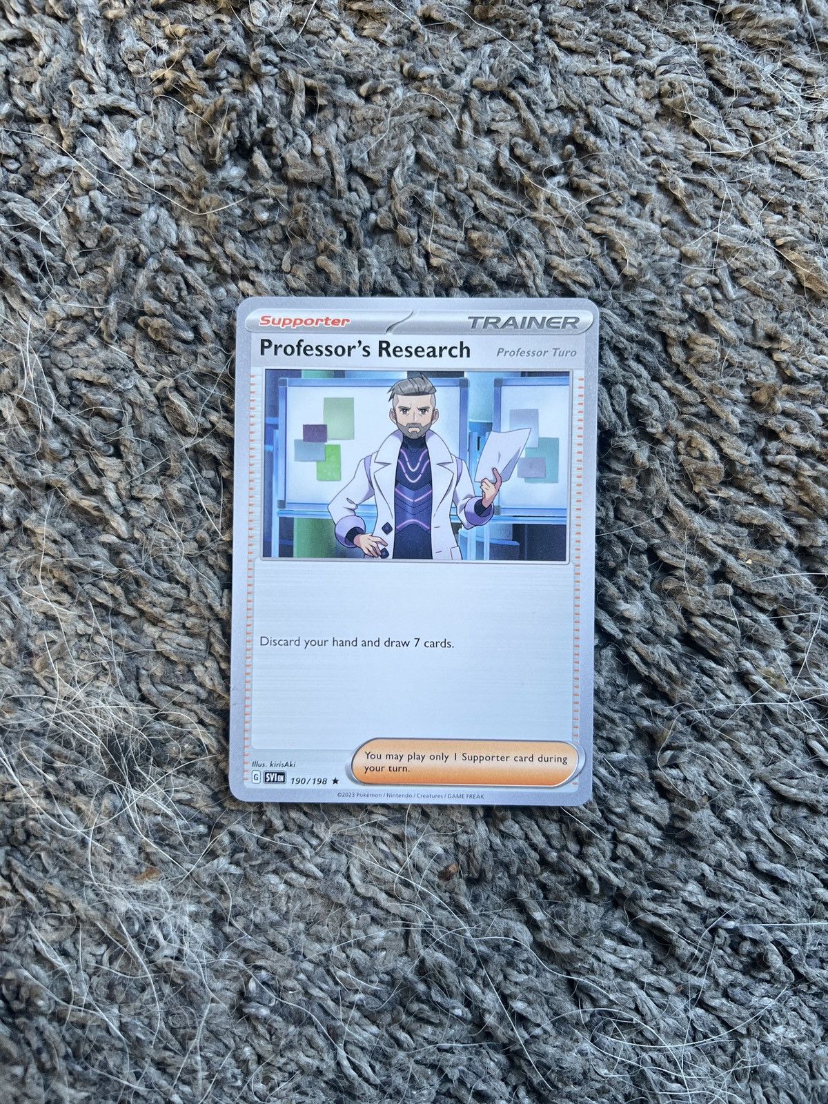 Pokemon 2023 Pokémon Professor’s Research Card Size ONE SIZE - 1 Thumbnail