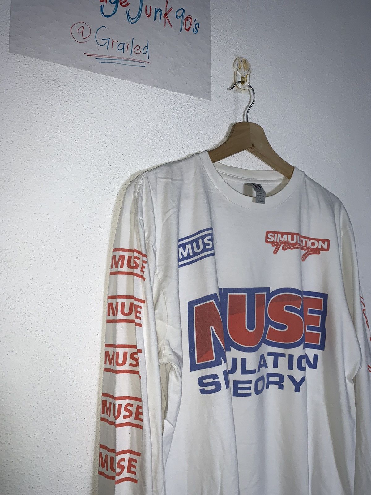 Band Tees MUSE BAND Long Sleeve t-shirt(Simulation theory) Size US M / EU 48-50 / 2 - 2 Thumbnail