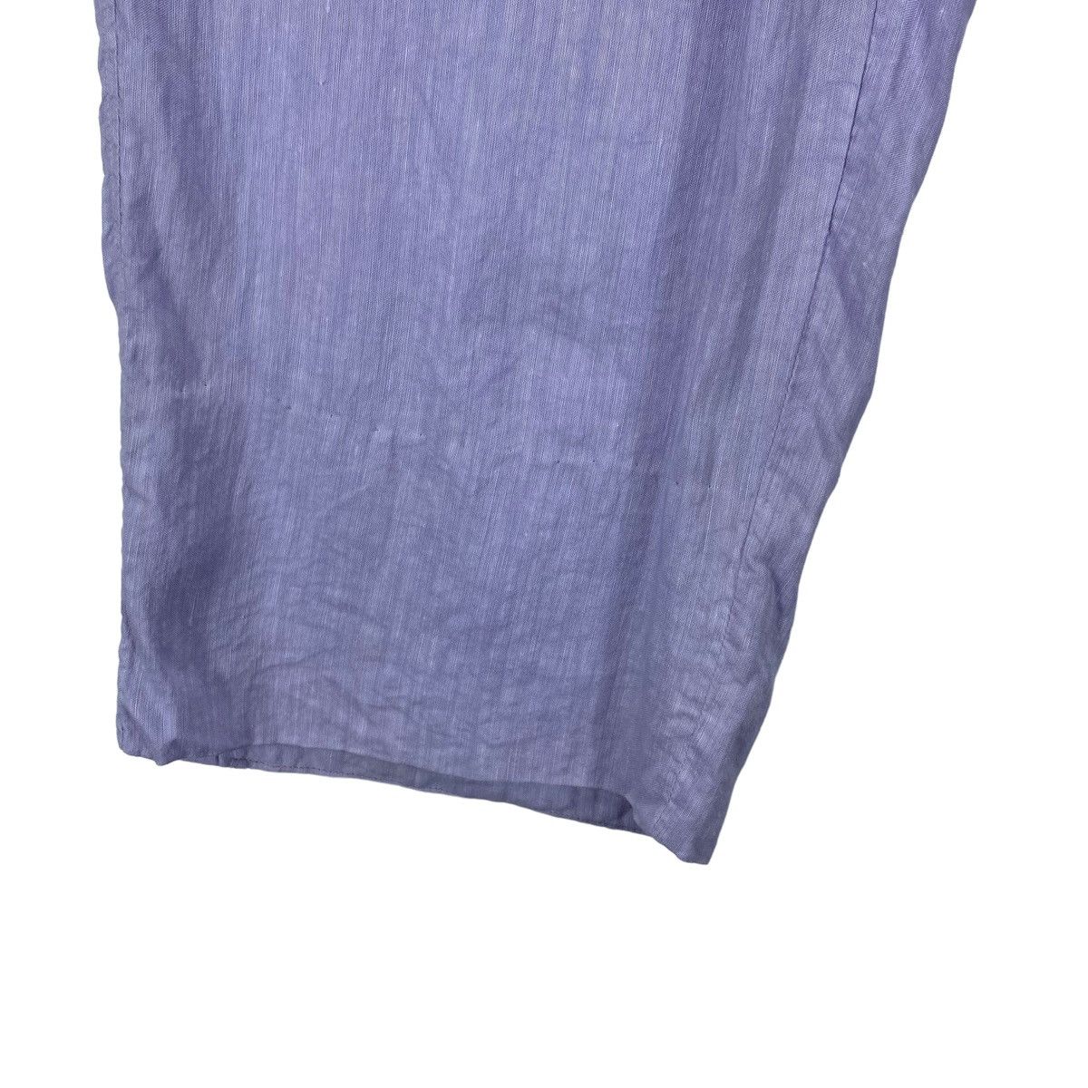 Issey Miyake Issey Miyake Lavender Linen Blend Wide Leg Pants Size US 32 / EU 48 - 5 Thumbnail