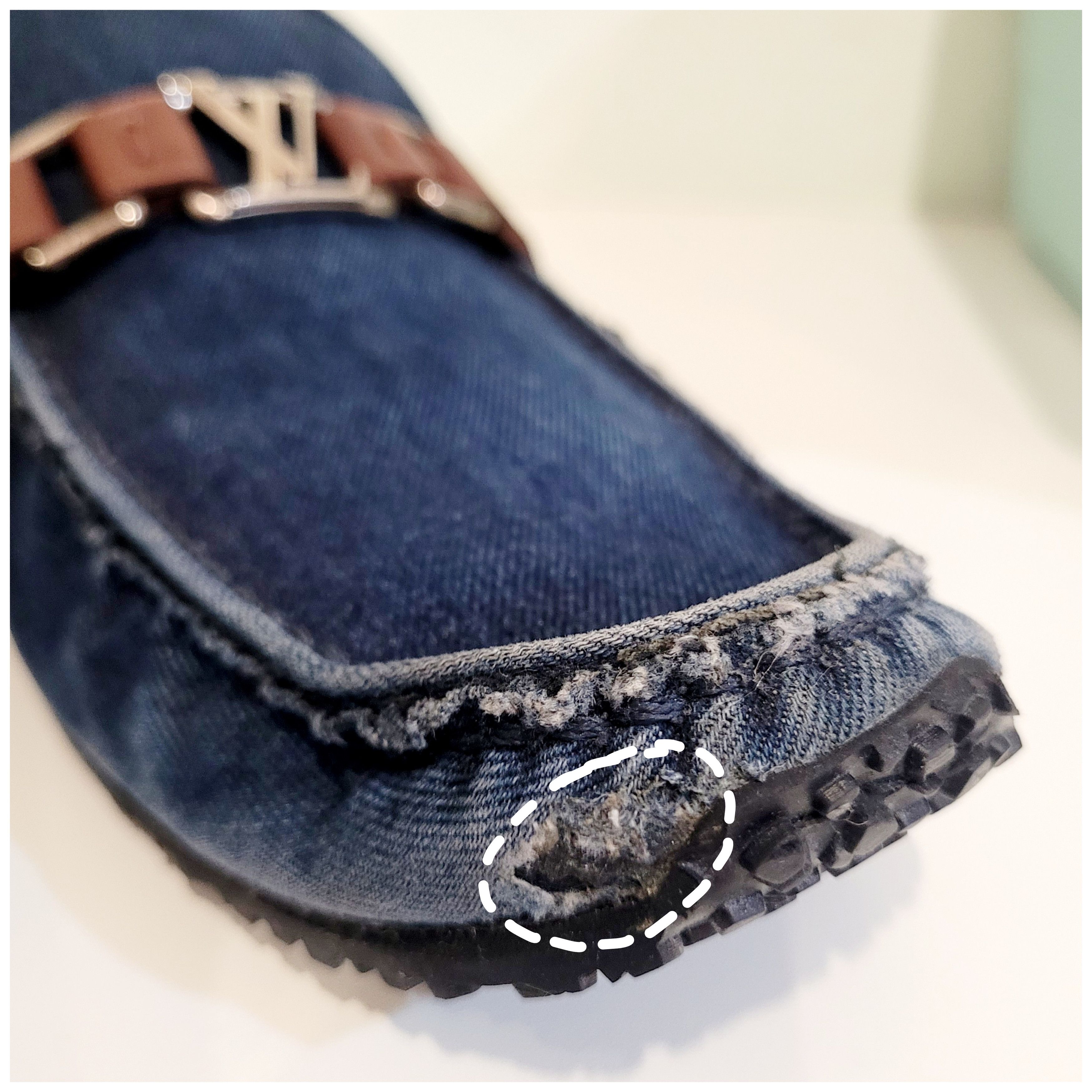 Louis Vuitton Louis Vuitton Hockenheim Denim Moccasin Loafer Size US 9 / EU 42 - 14 Thumbnail