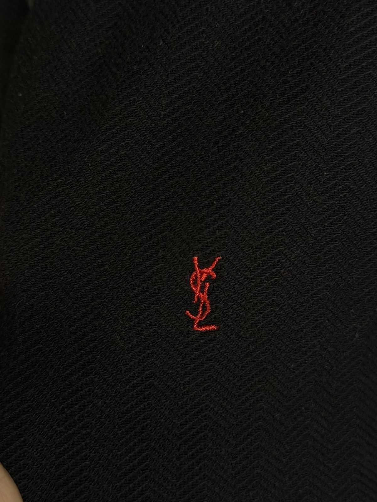 Yves Saint Laurent Black YSL Polo Shirt Yves Saint Laurent Tee YSL Shirt Size US M / EU 48-50 / 2 - 3 Thumbnail