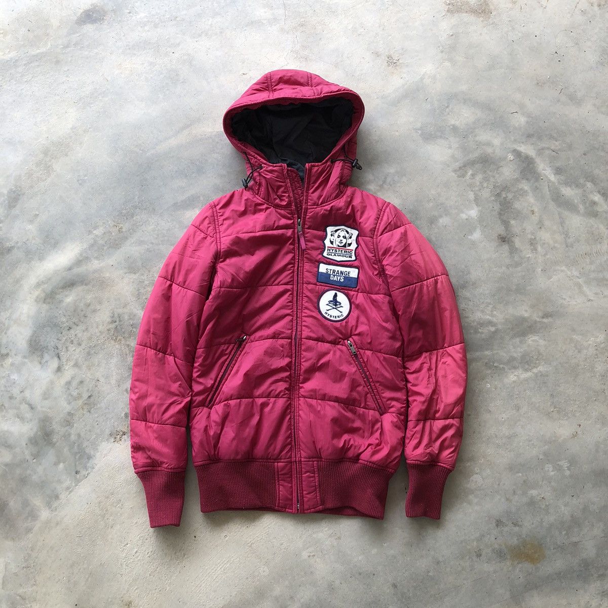 Hysteric Glamour HYSTERIC GLAMOUR Rare Patches Hood Puffer Jacket Size ONE SIZE - 1 Thumbnail