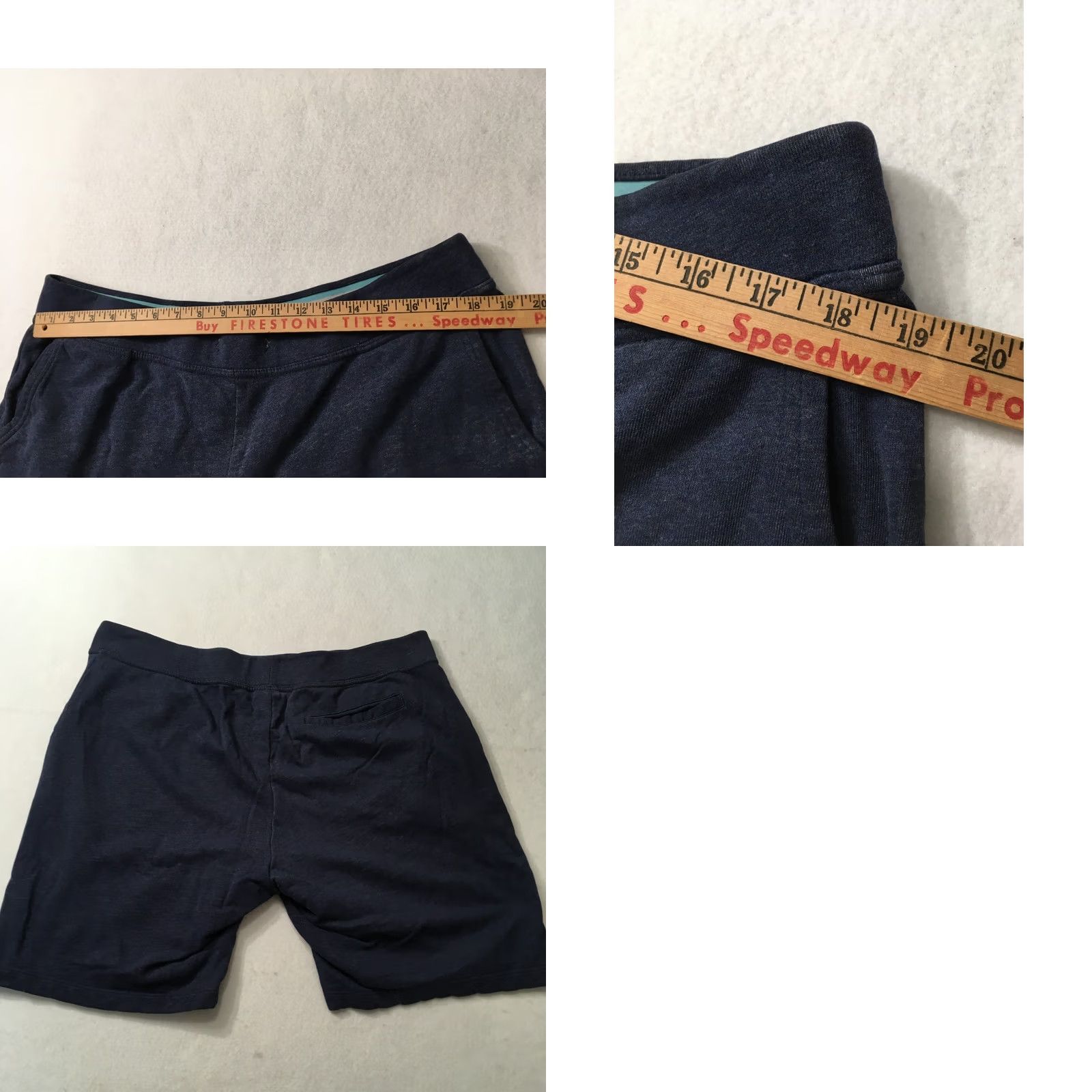 Vintage 32 Degrees Cool Mens Athletic Shorts XL Elastic Waist COBALT BLUE Distress Vintage? Size US 36 / EU 52 - 8 Thumbnail