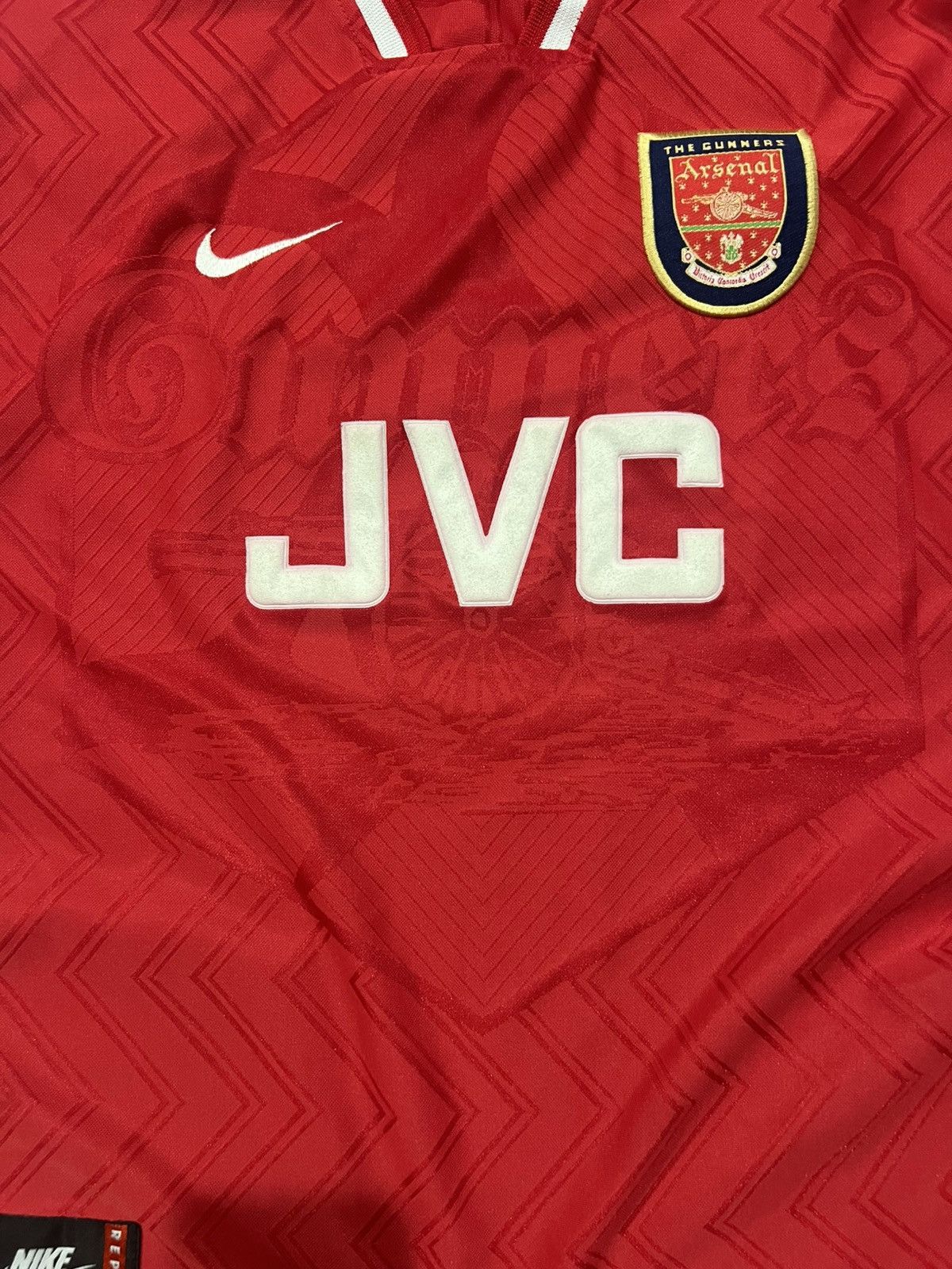 Vintage Arsenal Nike 1996 1997 1998 Home Authentic Jersey L