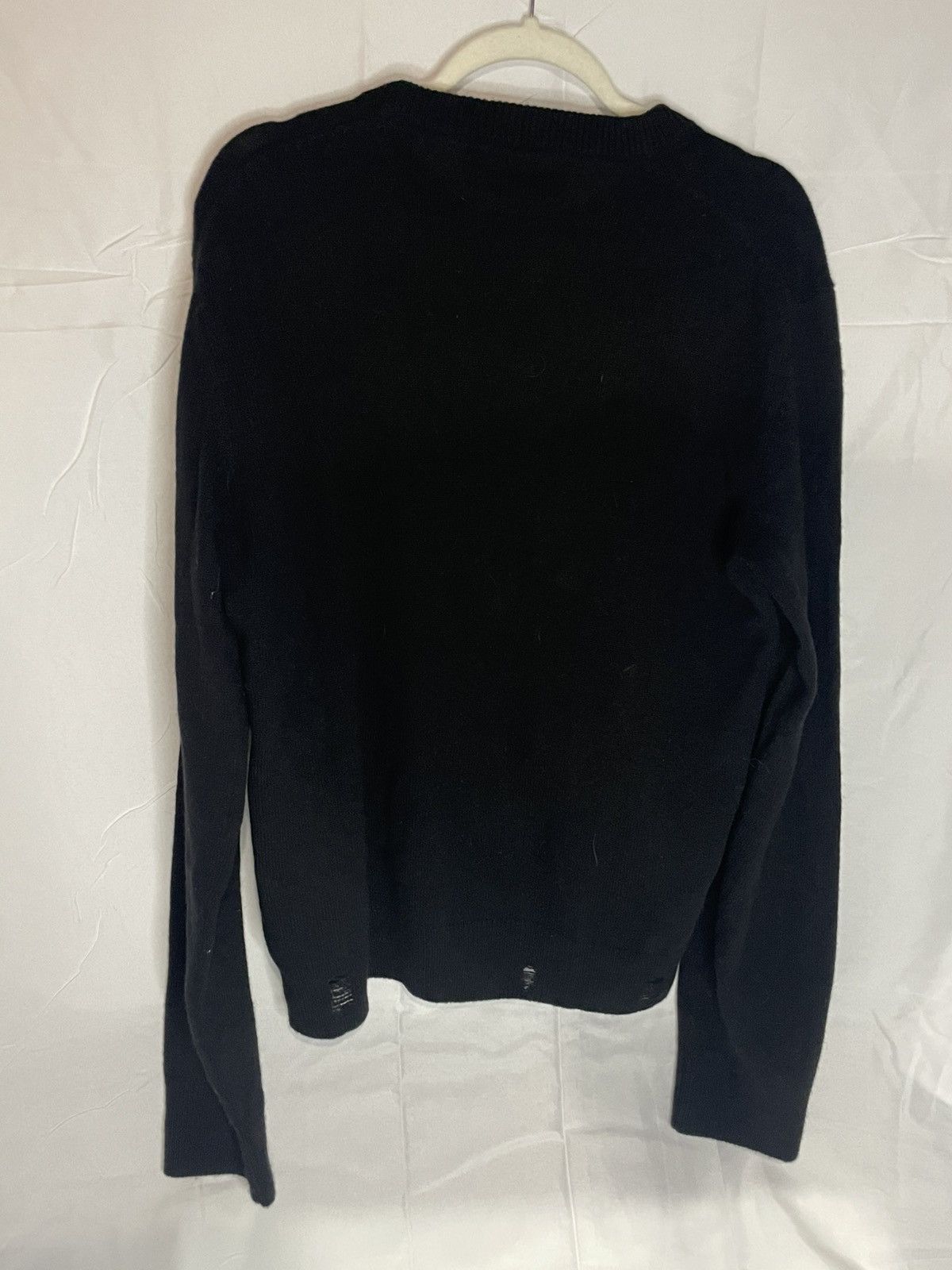 Amiri Amiri Raw Logo Smoke Knit Crewneck Brand New Size US M / EU 48-50 / 2 - 3 Thumbnail