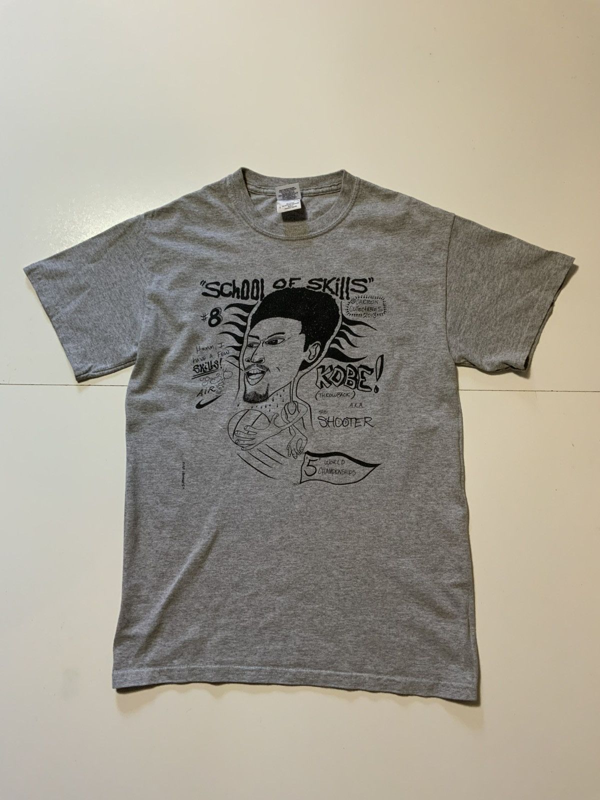 NBA School Of Skills Cartoon Collectables Kobe Bryant T-Shirt Size US S / EU 44-46 / 1 - 1 Thumbnail