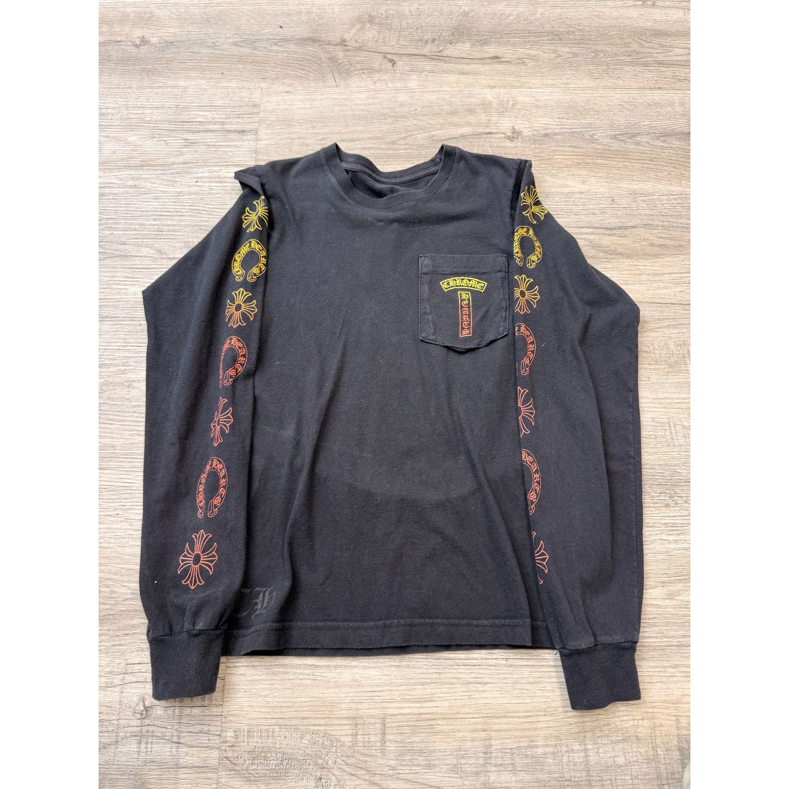 Chrome Hearts Chrome Hearts Orange/Yellow Gradient Logo T-Shirt Size Xx Size US XS / EU 42 / 0 - 1 Thumbnail