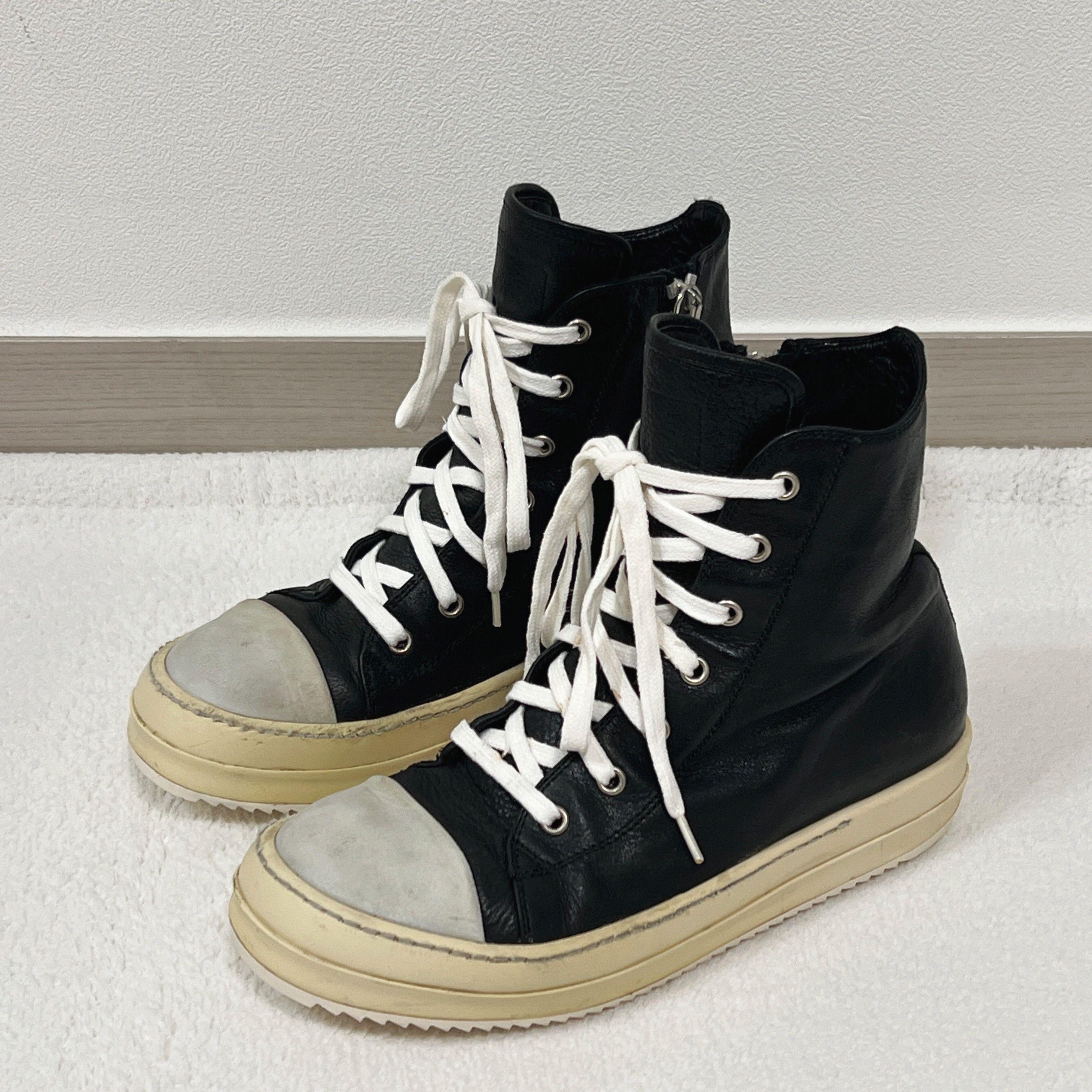 Adidas  Rick Owens Rick Owens X Adidas Superstar Ankle Boot In Bone White.  | Grailed