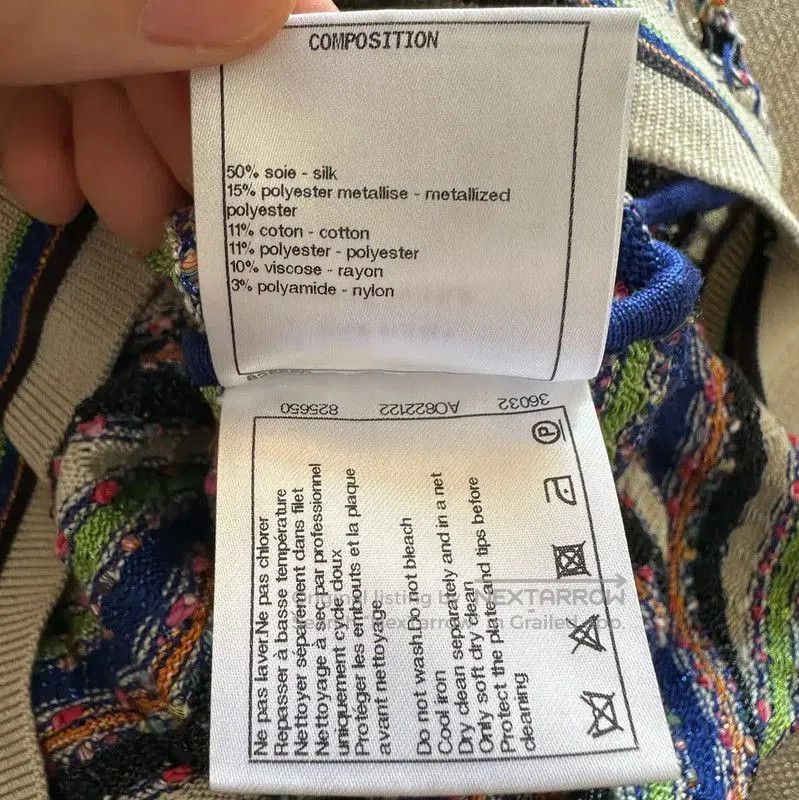 Chanel Chanel Blue Silk Hoodie for Women . Size M / US 6-8 / IT 42-44 - 6 Thumbnail