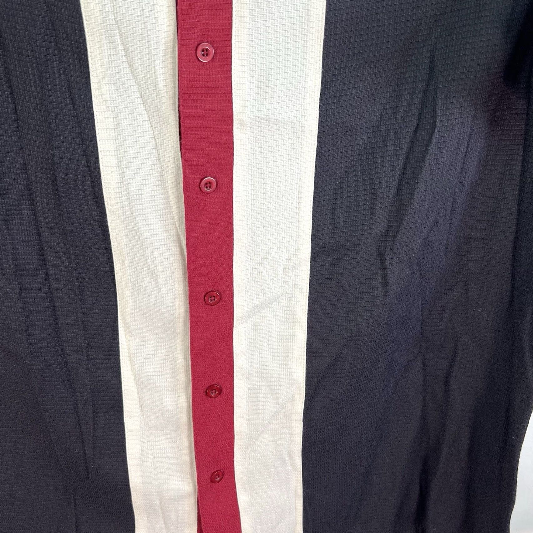 CO Havanera Co Striped Button-Up Shirt Mens 2XLT Black Short Sleeve Casual Beach Classic Size US XXL / EU 58 / 5 - 3 Thumbnail