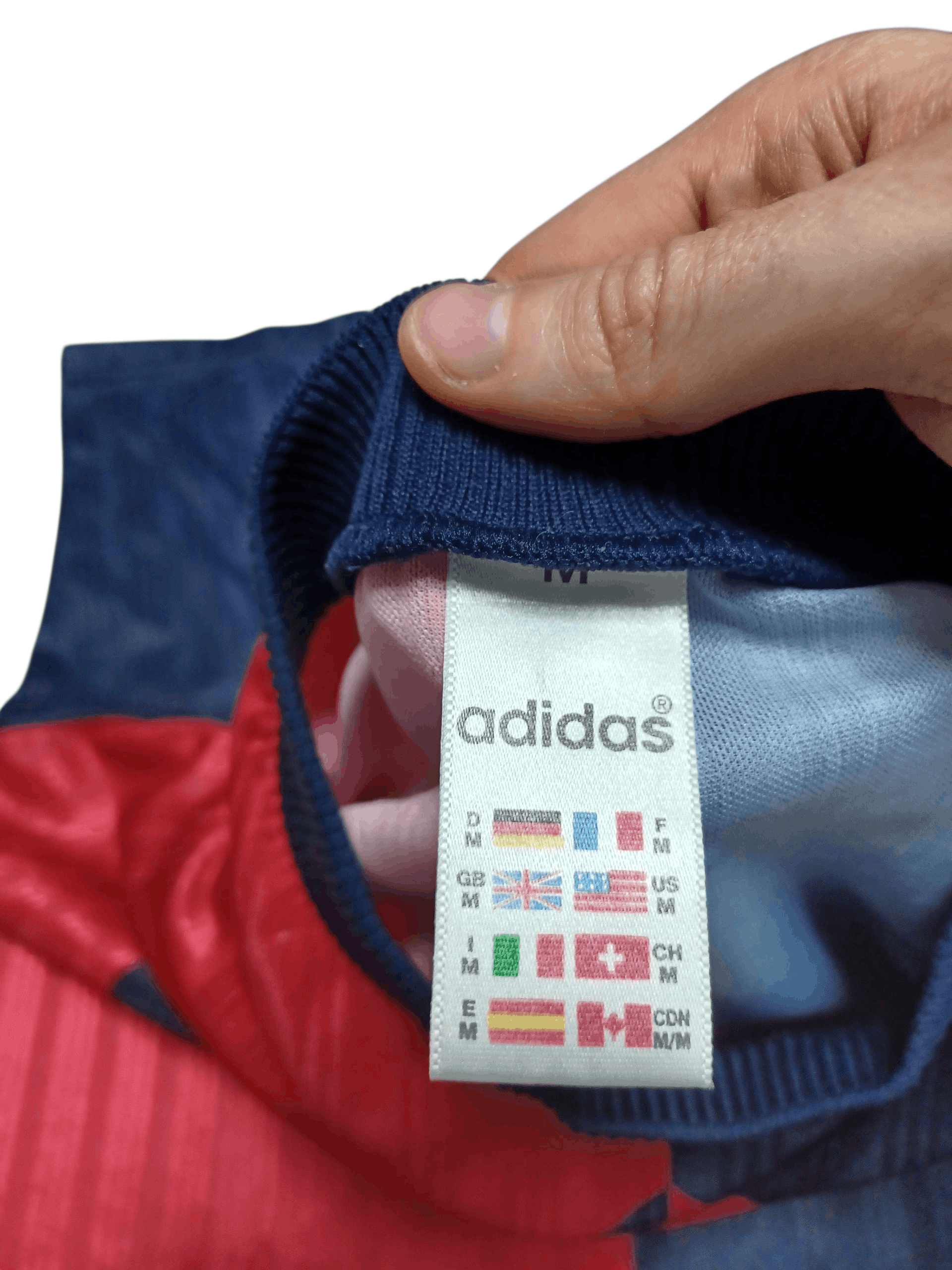 Adidas ADIDAS ORIGINALS VINTAGE 90S SOCCER JERSEY TEE Size US M / EU 48-50 / 2 - 4 Thumbnail