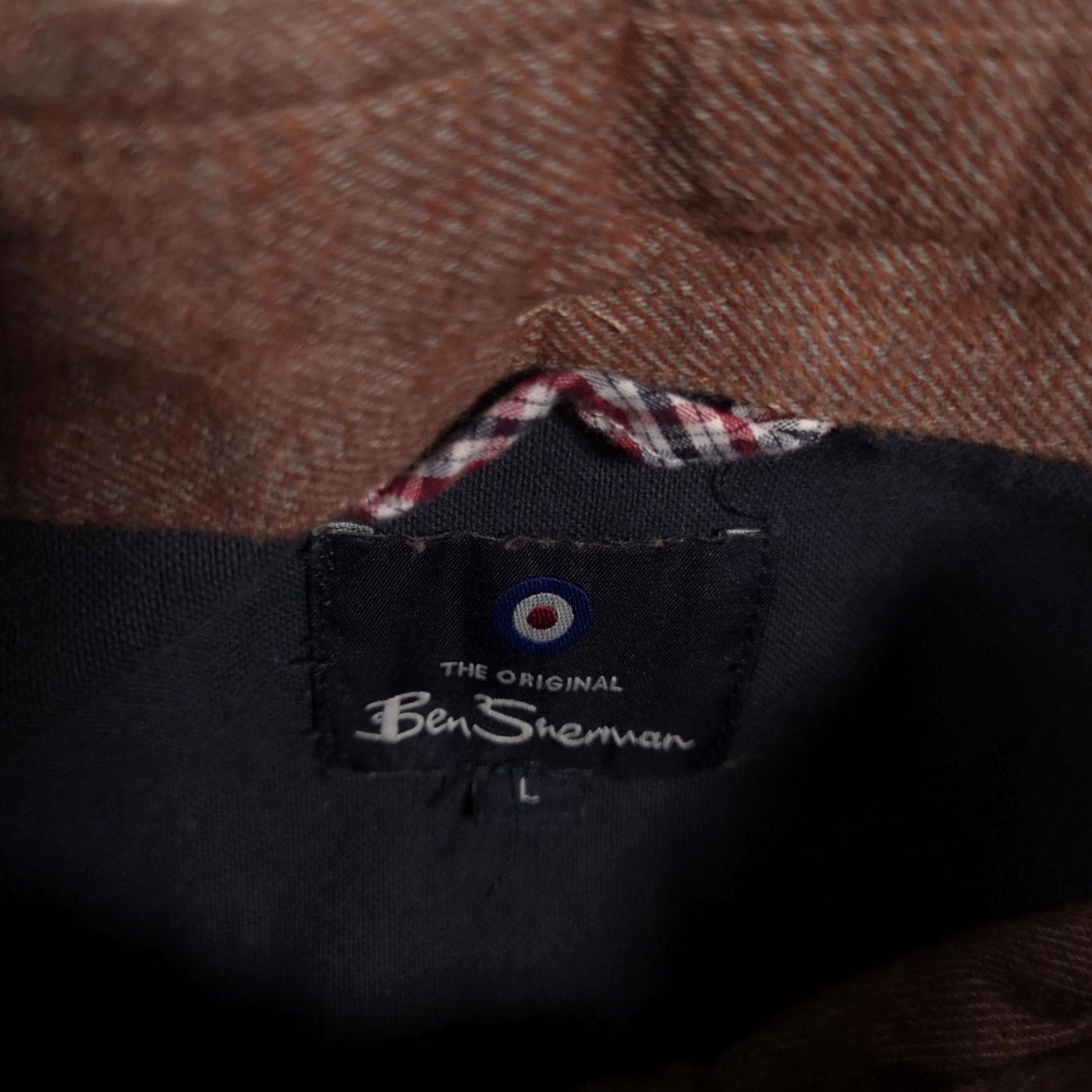Ben Sherman Ben Sherman Shirt Mens L Brown Flannel Button-Front Long Sleeve Casual Size US L / EU 52-54 / 3 - 5 Thumbnail