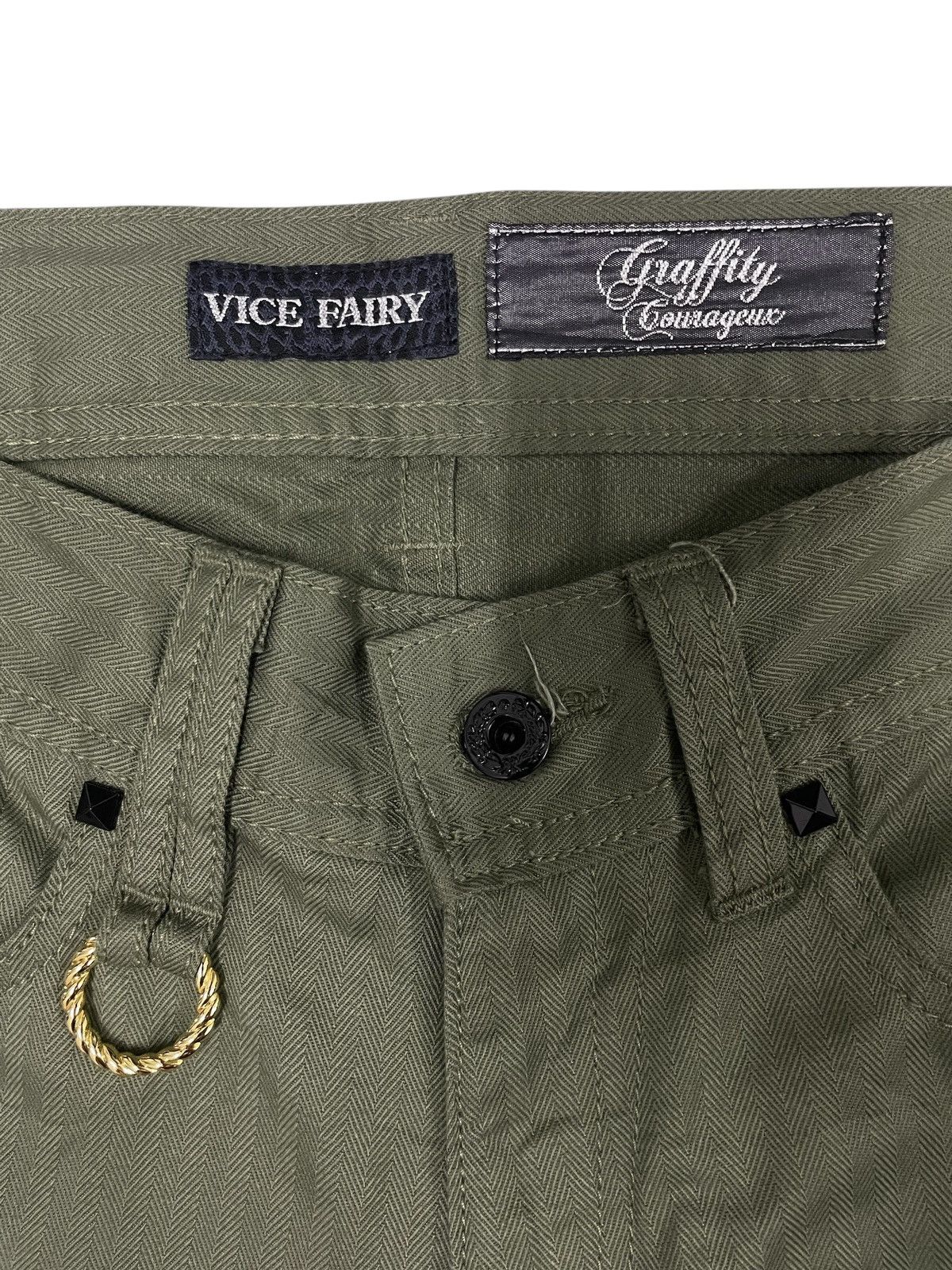 Hysteric Glamour Vice Fairy Japan Flare Pants Herringbone Size US 31 - 7 Thumbnail