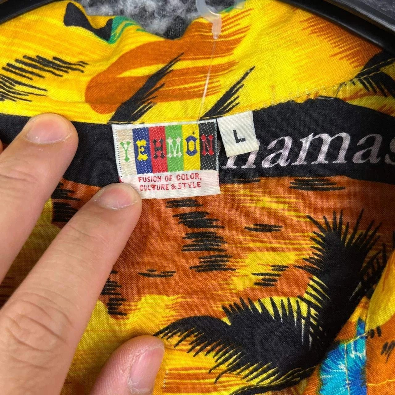 Other Vintage Yehmon Bahamas Hawaiian L Tropical Palm Tree Print Size US L / EU 52-54 / 3 - 4 Thumbnail