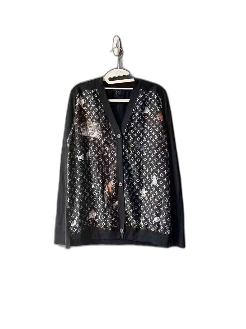 Louis Vuitton Louis Vuitton Cat Print Cardigan Sweater Size US XL / EU 56 / 4 - 1 Thumbnail