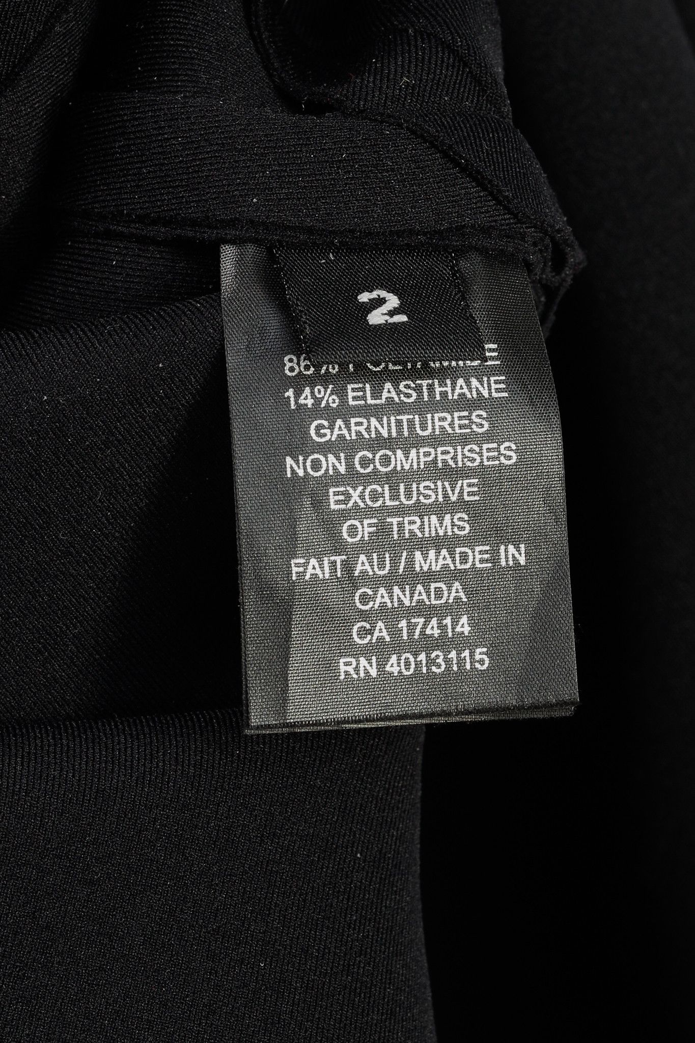 Marie Saint Pierre Marie Saint Pierre Lares Black Neoprene Zip Tank Size M / US 6-8 / IT 42-44 - 8 Thumbnail