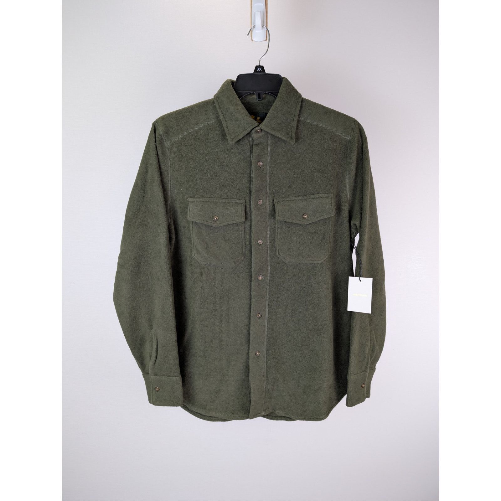 Aime Leon Dore o1rshd1 Fleece Shirt Button up shirt in Green Deep Depths Size US S / EU 44-46 / 1 - 1 Thumbnail