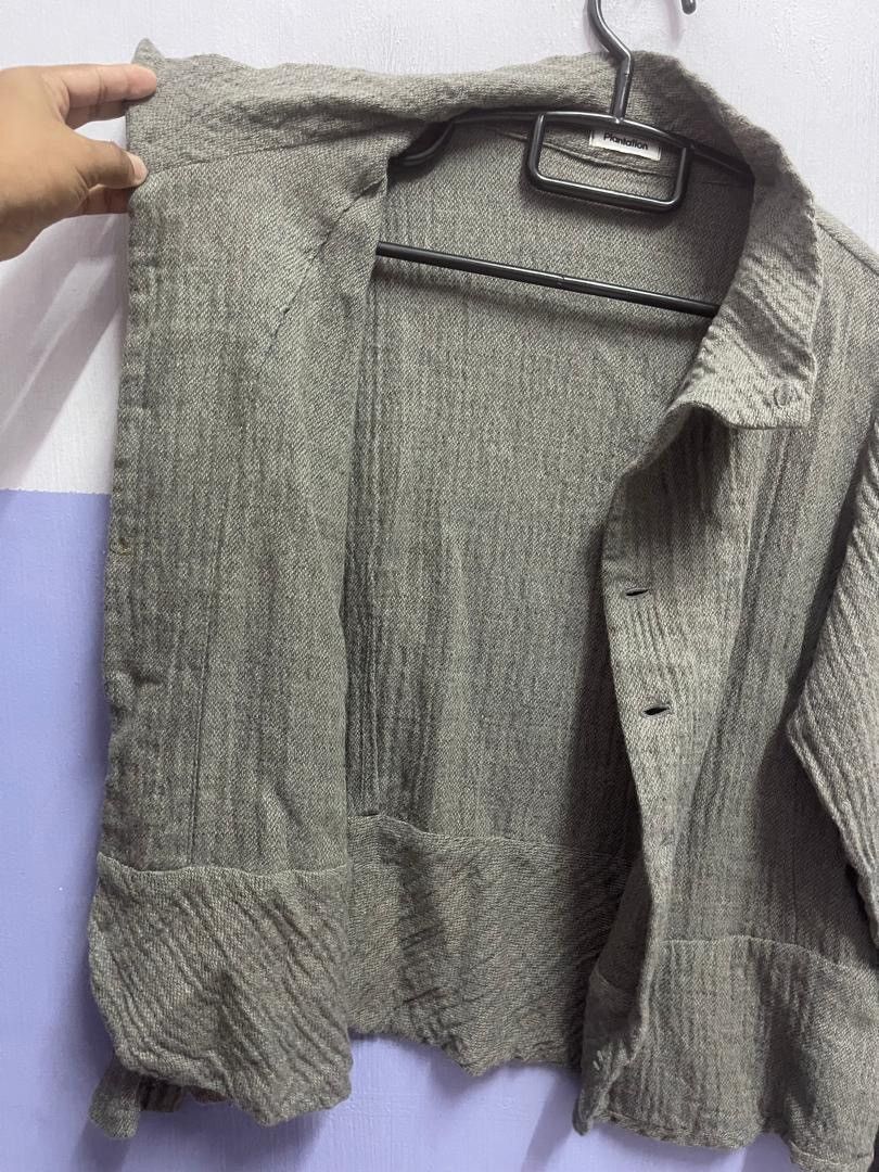 Issey Miyake Issey Miyake by Plantation Wave Style Button Up Shirt Size M / US 6-8 / IT 42-44 - 17 Thumbnail