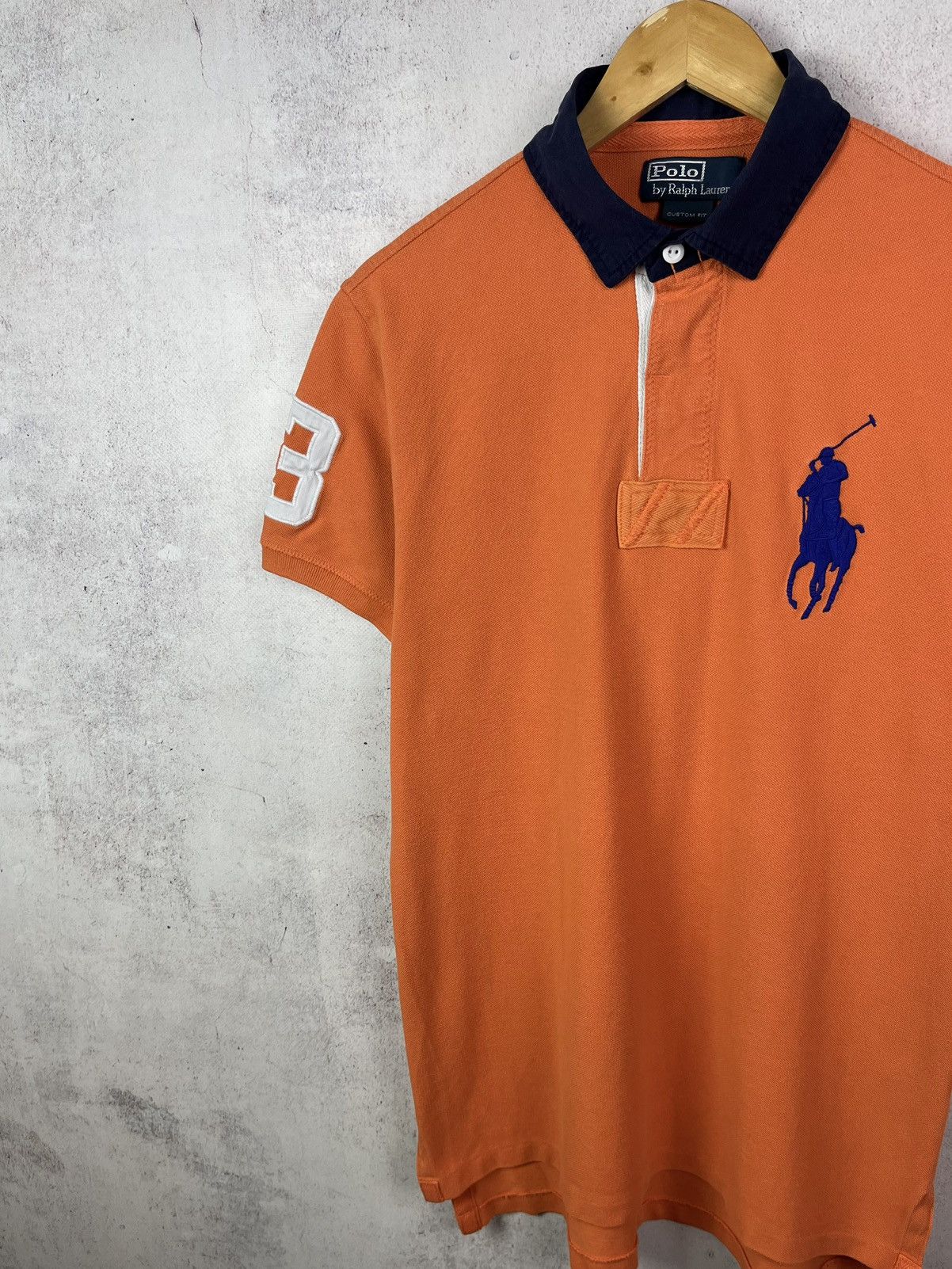 Polo Ralph Lauren Vintage Polo Ralph Lauren Big Pony Number 3 Polo T-shirt Y2K Size US M / EU 48-50 / 2 - 2 Thumbnail