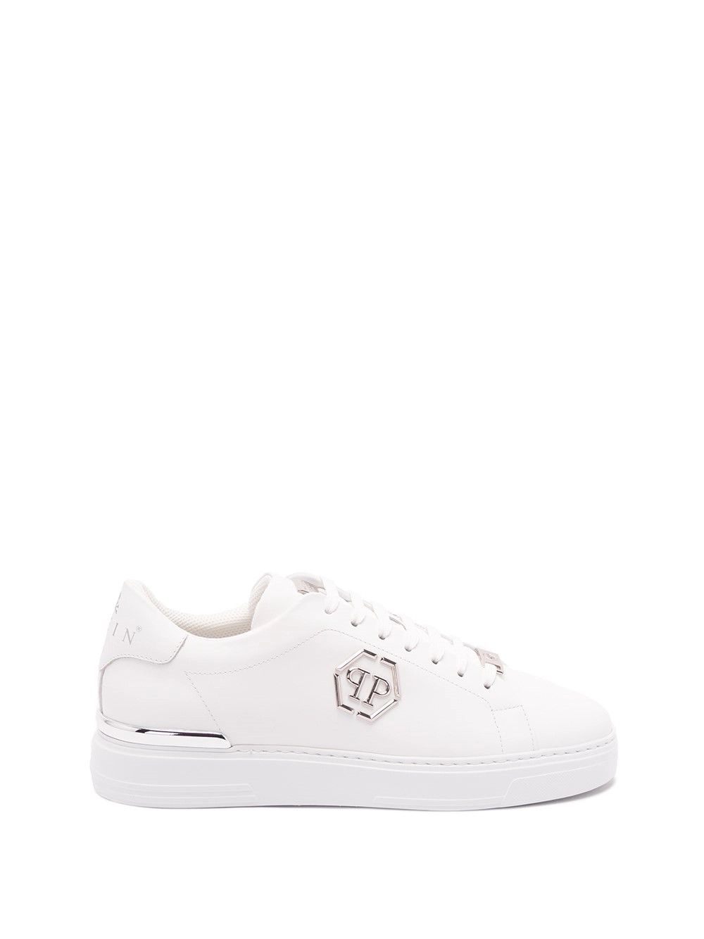 Leather Low-Top Sneaker `Hexagon`