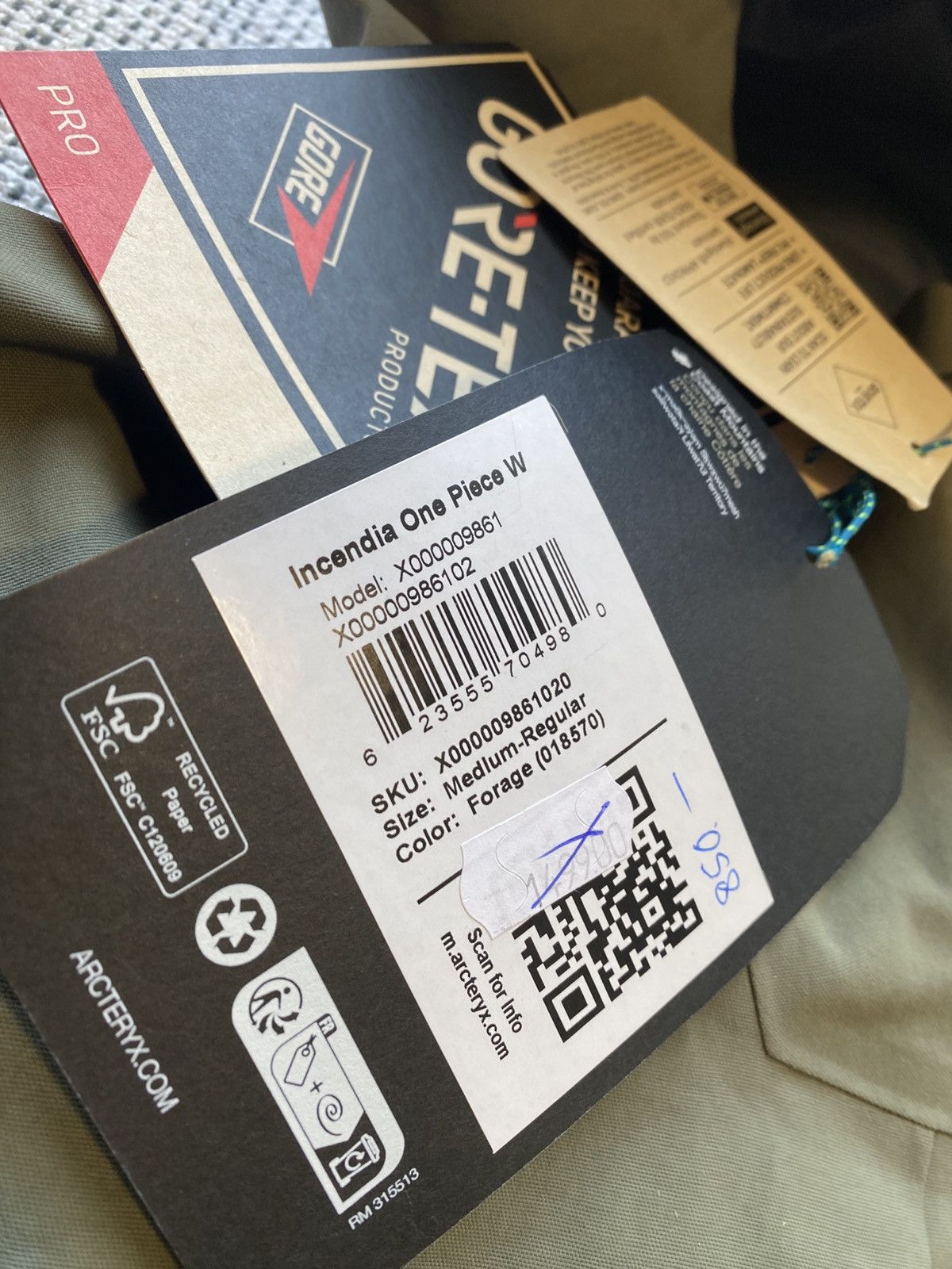 Arc'teryx Arc'teryx Incendia One Piece Overall Gore-Tex Pro + Cordura Size M / US 6-8 / IT 42-44 - 4 Thumbnail