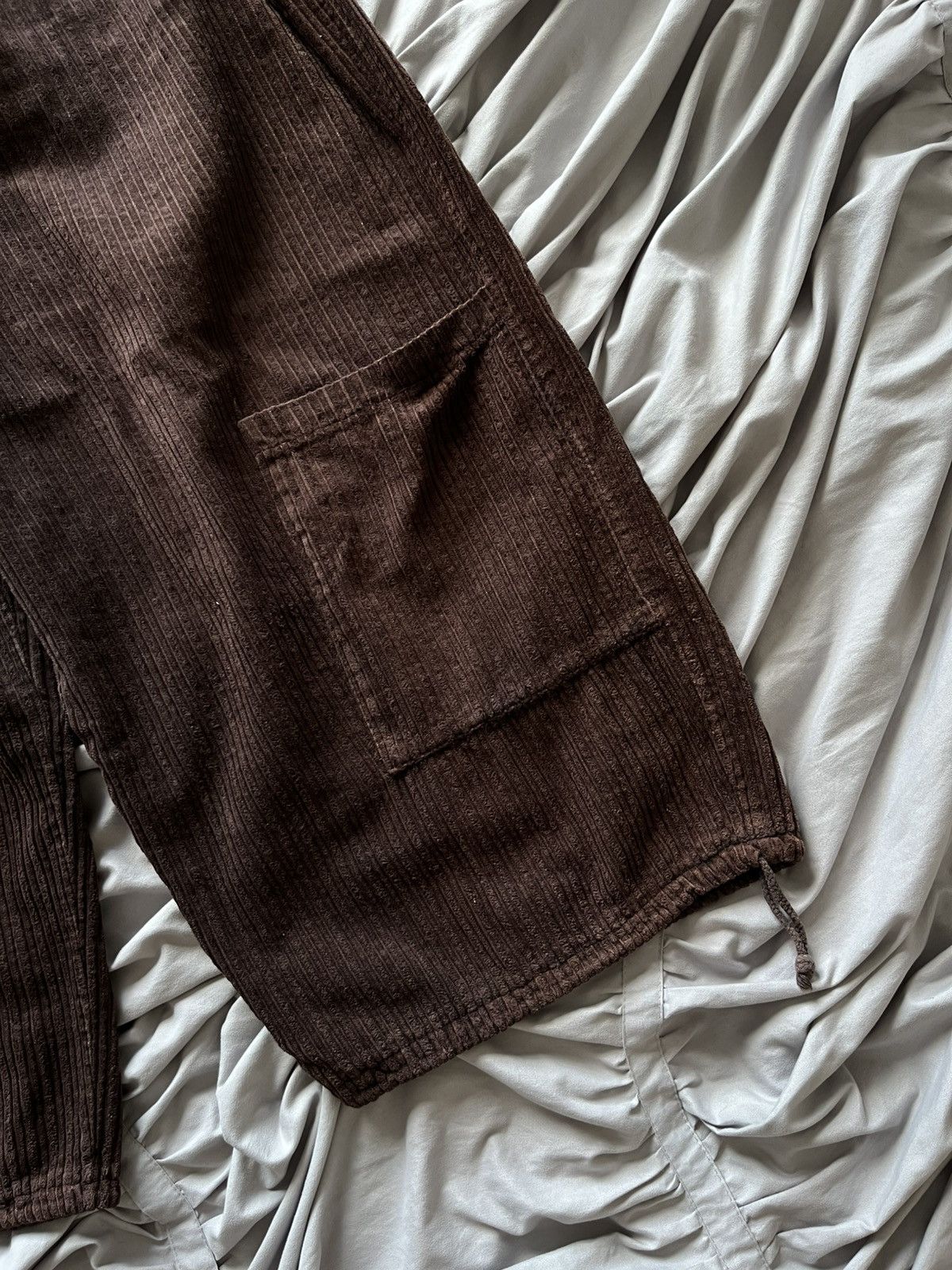 Japanese Brand Velvet Baggy Shorts Vintage Heavyweight Streetwear Japan Y2K Size US 38 / EU 54 - 3 Thumbnail