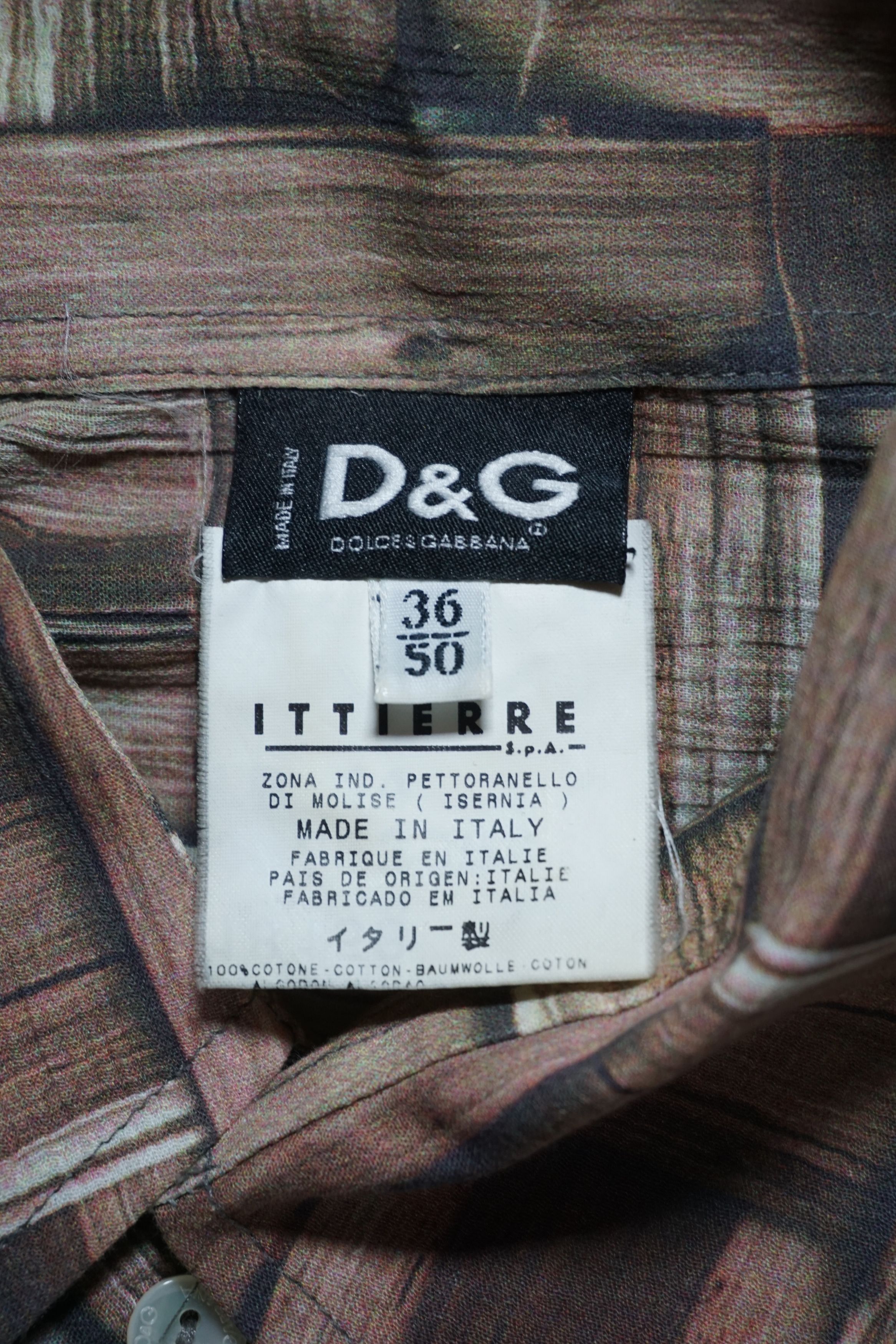 Dolce & Gabbana dolce e gabbana wooden shirt Size US M / EU 48-50 / 2 - 3 Thumbnail