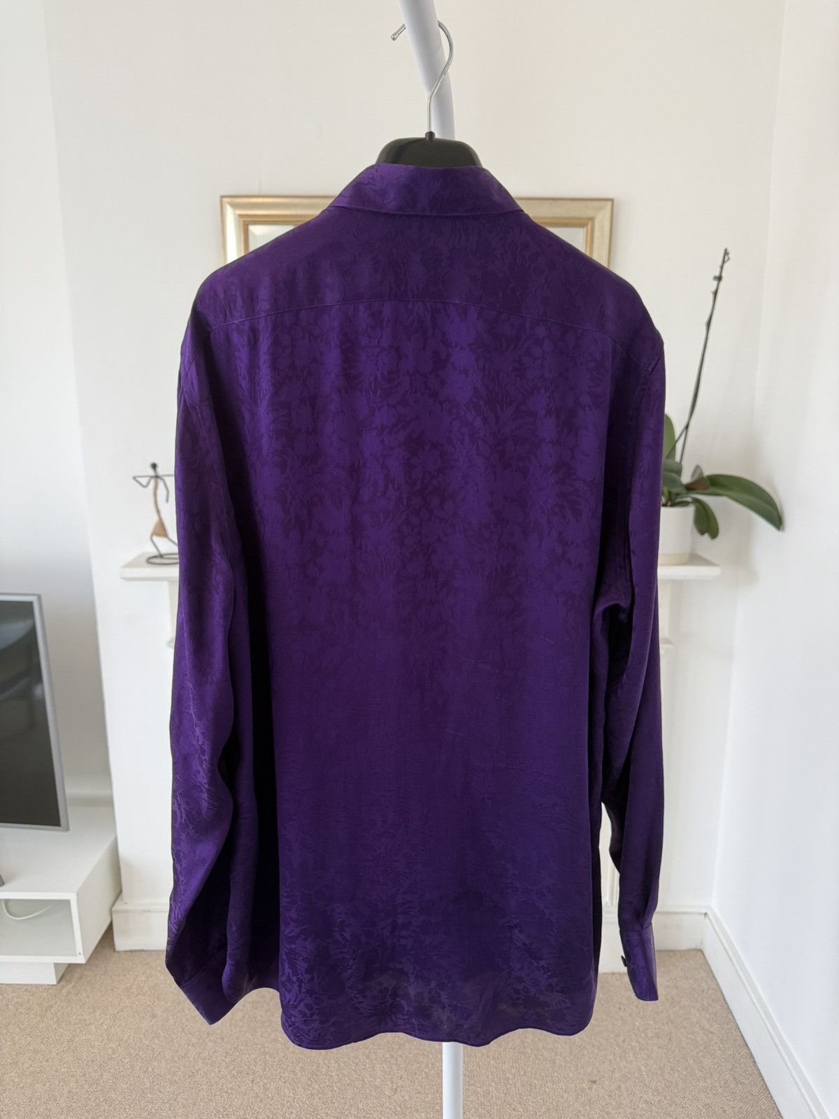 Saint Laurent Paris SS22 Saint Laurent Silk Brocade Shirt Size US M / EU 48-50 / 2 - 7 Thumbnail