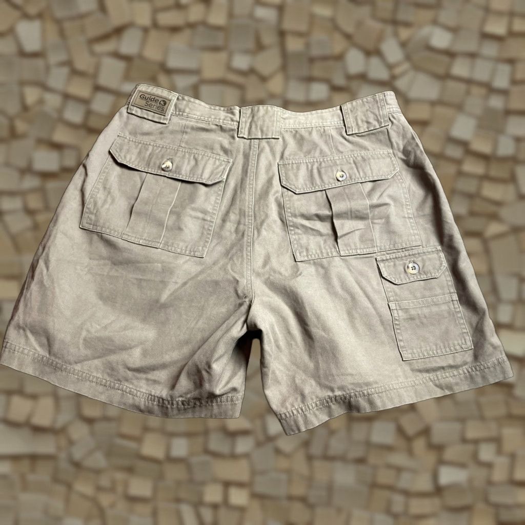 Vintage Guide Series Shorts Mens Size 36 Green Cargo Pockets Casual Travel Cotton Flat Front Inseam 6in Regular Size US 36 / EU 52 - 1 Thumbnail