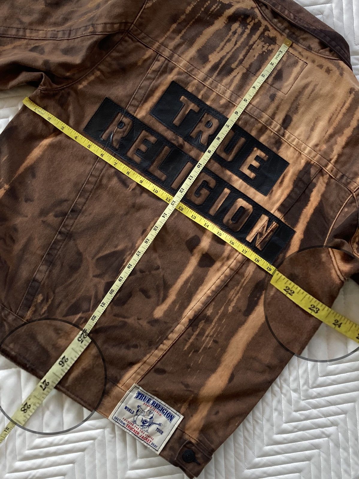 True Religion True Religion Denim Trucker Jacket Size US XL / EU 56 / 4 - 3 Thumbnail