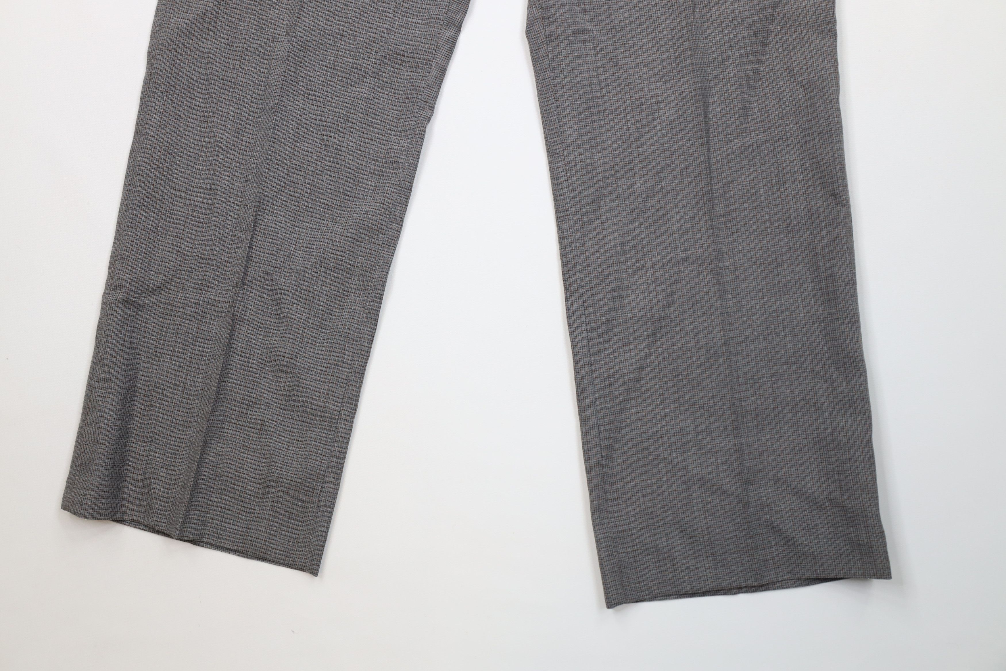 Vintage Vintage 60s 70s Streetwear Wide Leg Chino Pants Plaid USA Size US 34 / EU 50 - 4 Thumbnail
